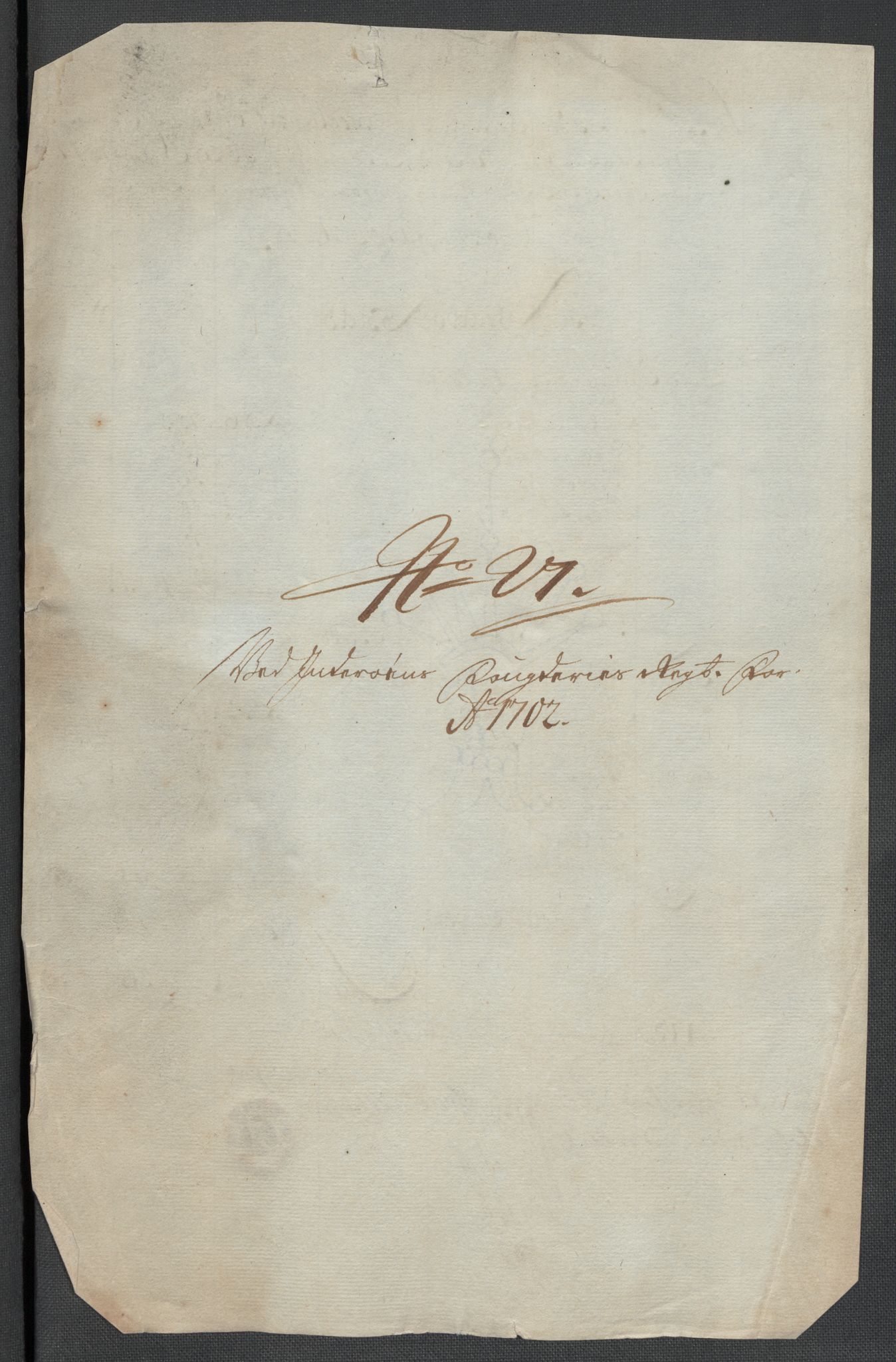 Rentekammeret inntil 1814, Reviderte regnskaper, Fogderegnskap, RA/EA-4092/R63/L4312: Fogderegnskap Inderøy, 1701-1702, p. 480