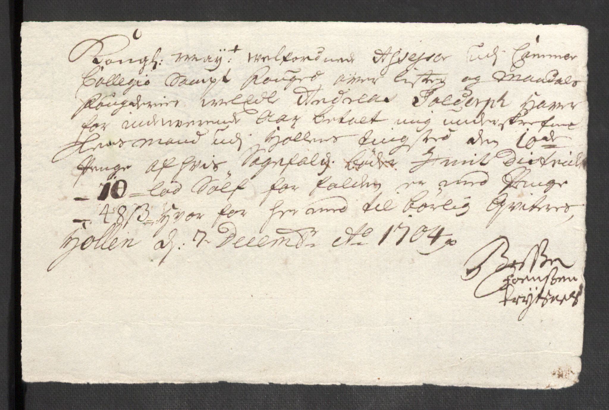 Rentekammeret inntil 1814, Reviderte regnskaper, Fogderegnskap, RA/EA-4092/R43/L2550: Fogderegnskap Lista og Mandal, 1703-1704, p. 439