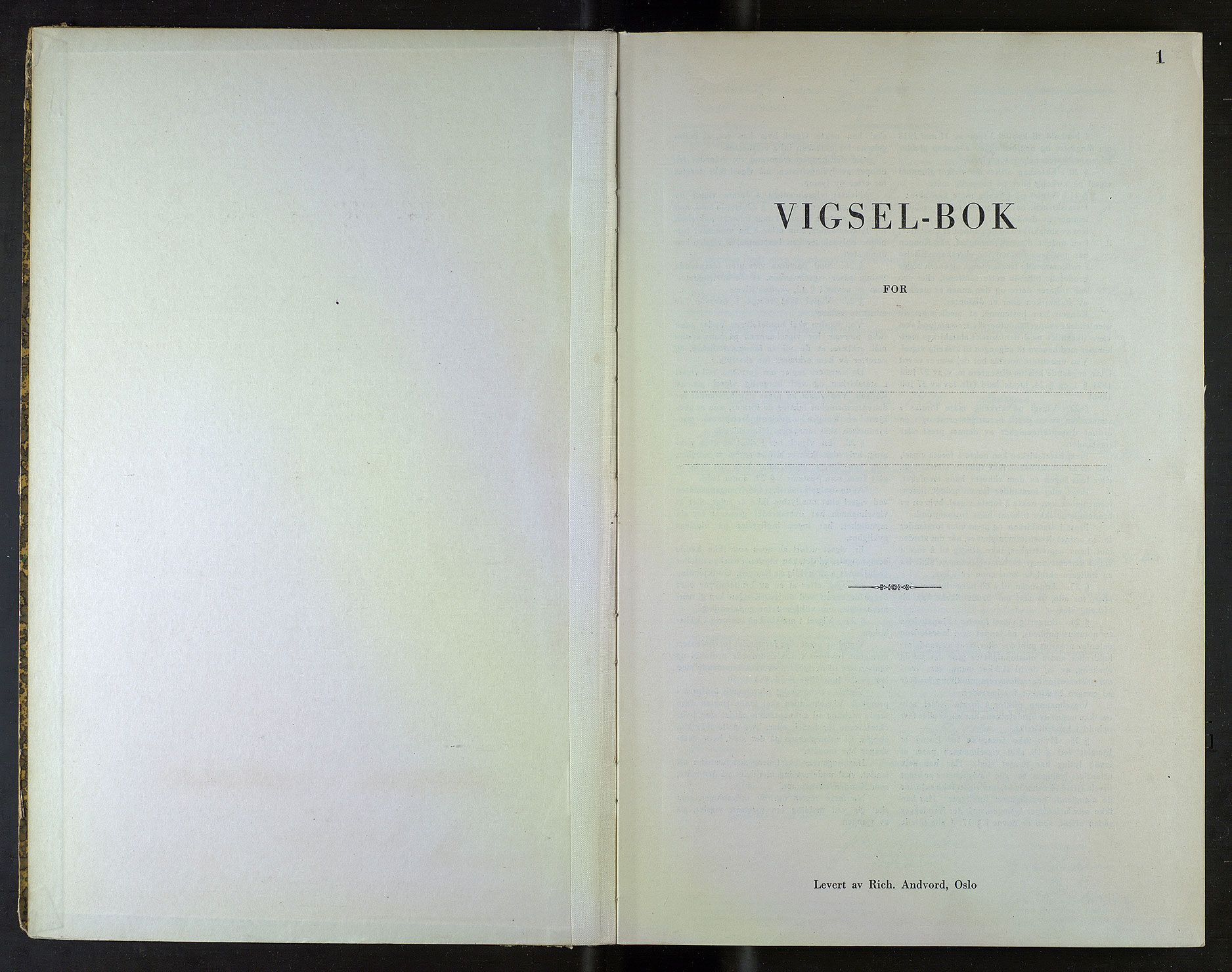Byfogd og Byskriver i Bergen, SAB/A-3401/10/10F/L0031: Vielsesprotokoller, 1944, p. 1