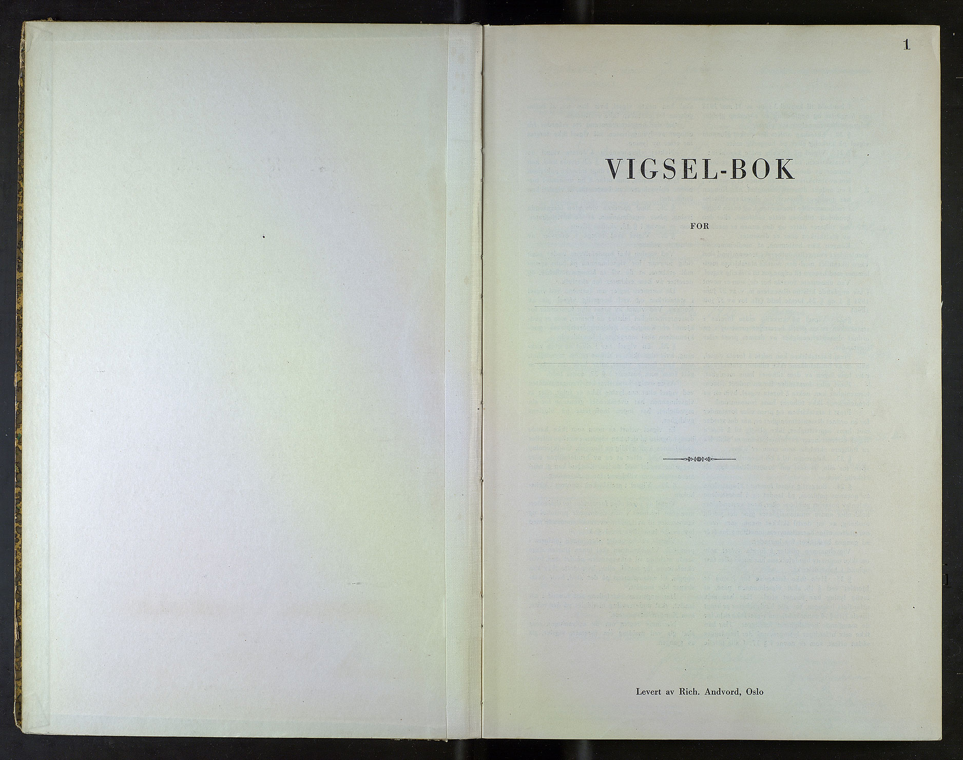 Byfogd og Byskriver i Bergen, AV/SAB-A-3401/10/10F/L0031: Vielsesprotokoller, 1944, p. 1