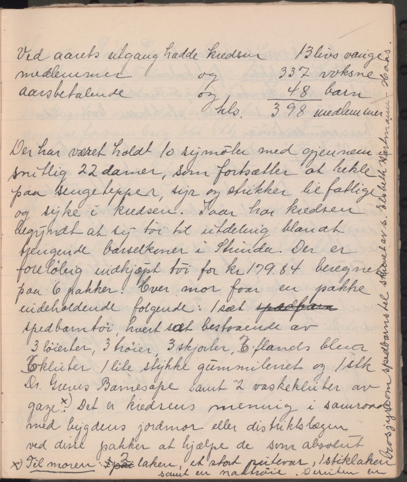 Trondheim Røde Kors, TRKO/PA-1204/A/Ab/L0004: Dagbok for Strinda Røde Kors, 1926-1952, p. 27