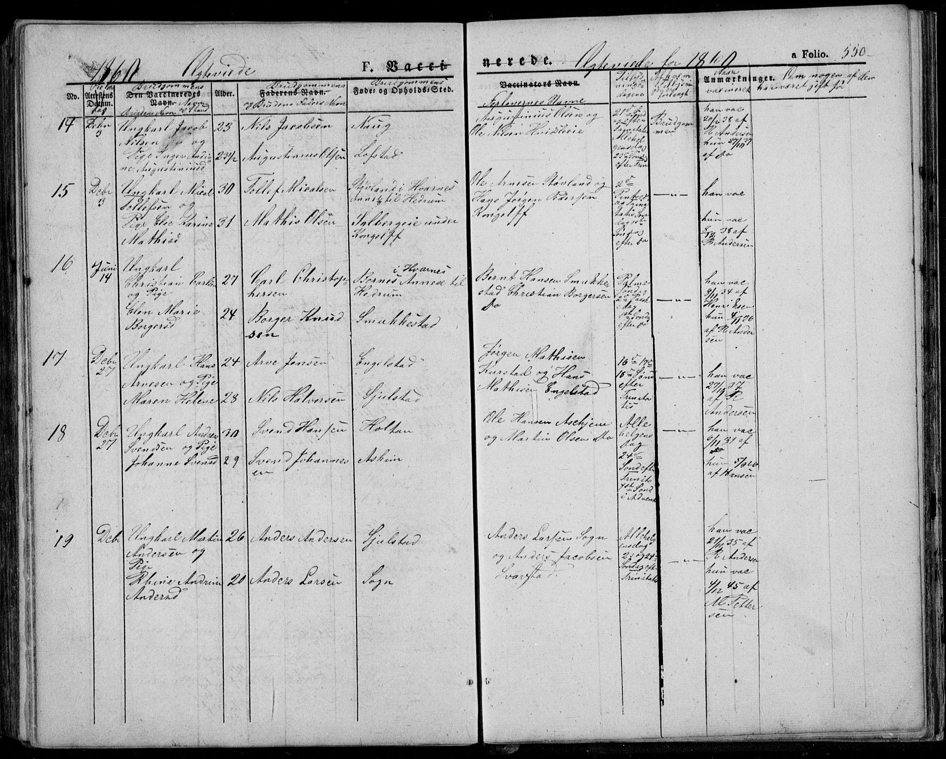 Lardal kirkebøker, SAKO/A-350/F/Fa/L0006: Parish register (official) no. I 6, 1835-1860, p. 550
