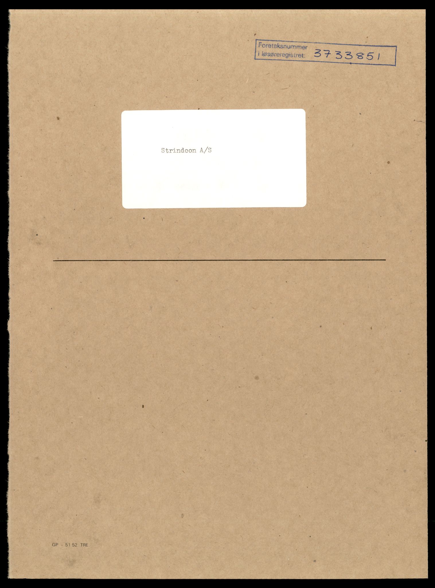 Trondheim byfogd, AV/SAT-A-0003/2/J/Jd/Jda/L0056: Bilag, aksjeselskap, Str-Sæ, 1944-1990, p. 1