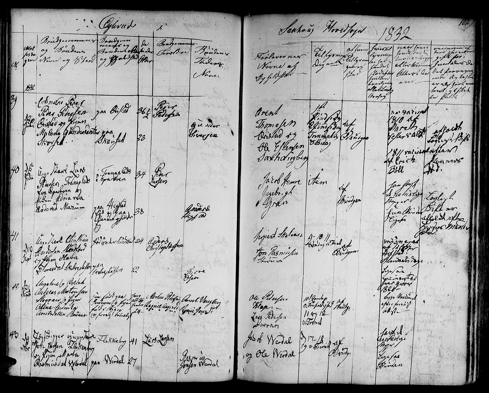 Ministerialprotokoller, klokkerbøker og fødselsregistre - Nord-Trøndelag, SAT/A-1458/730/L0277: Parish register (official) no. 730A06 /1, 1830-1839, p. 102