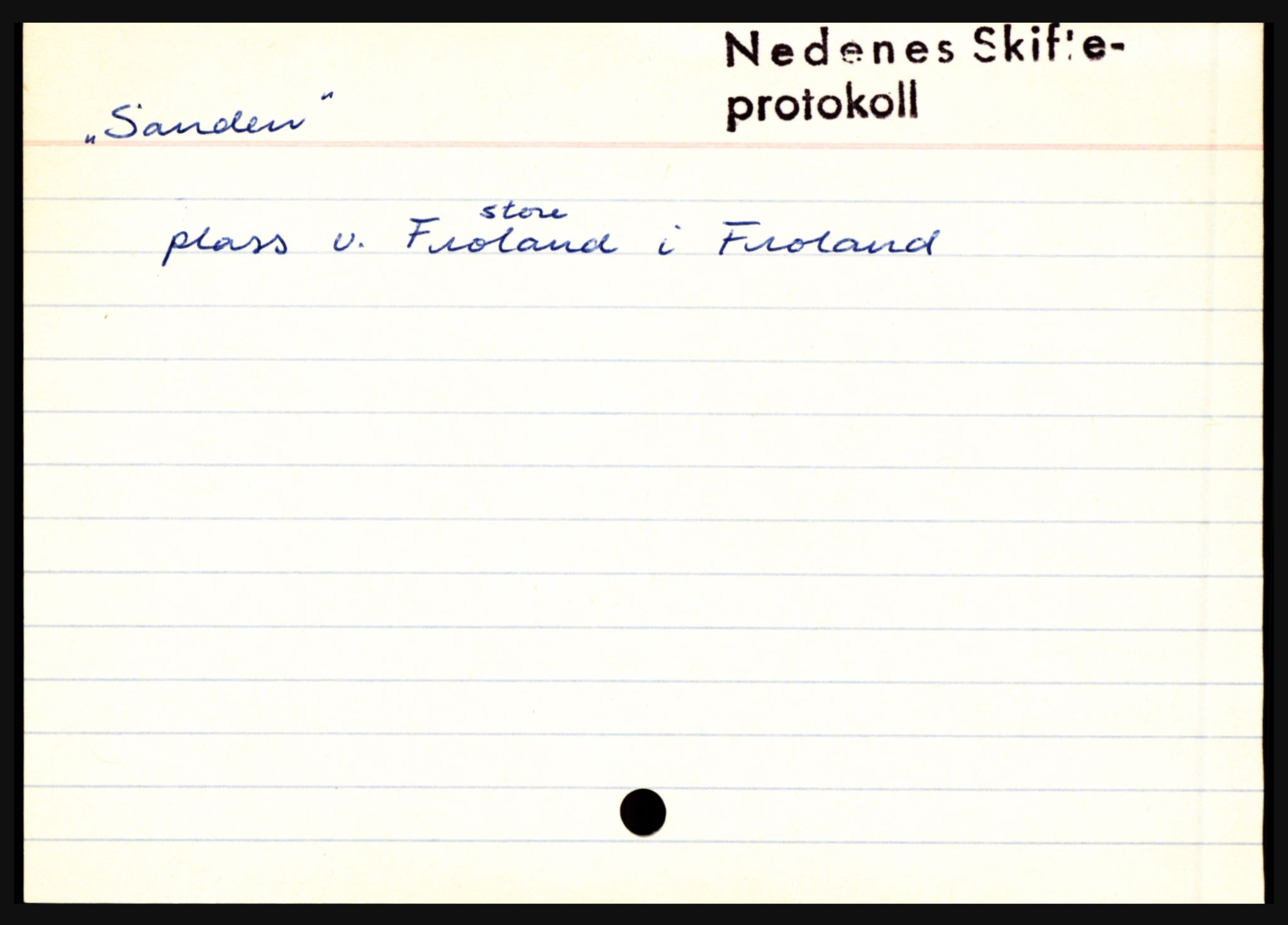 Nedenes sorenskriveri før 1824, AV/SAK-1221-0007/H, p. 25213