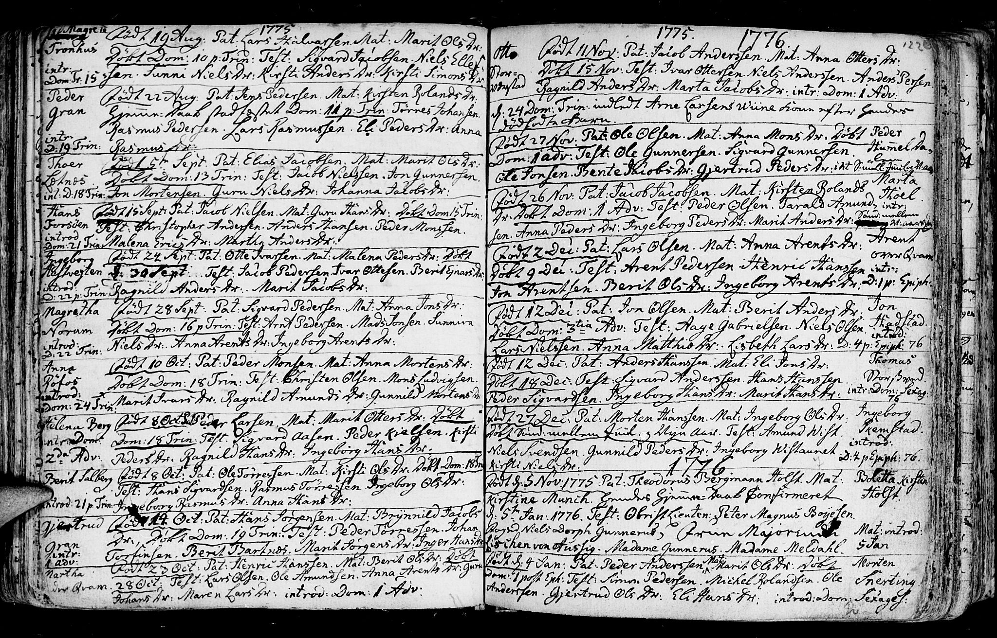 Ministerialprotokoller, klokkerbøker og fødselsregistre - Nord-Trøndelag, SAT/A-1458/730/L0273: Parish register (official) no. 730A02, 1762-1802, p. 122