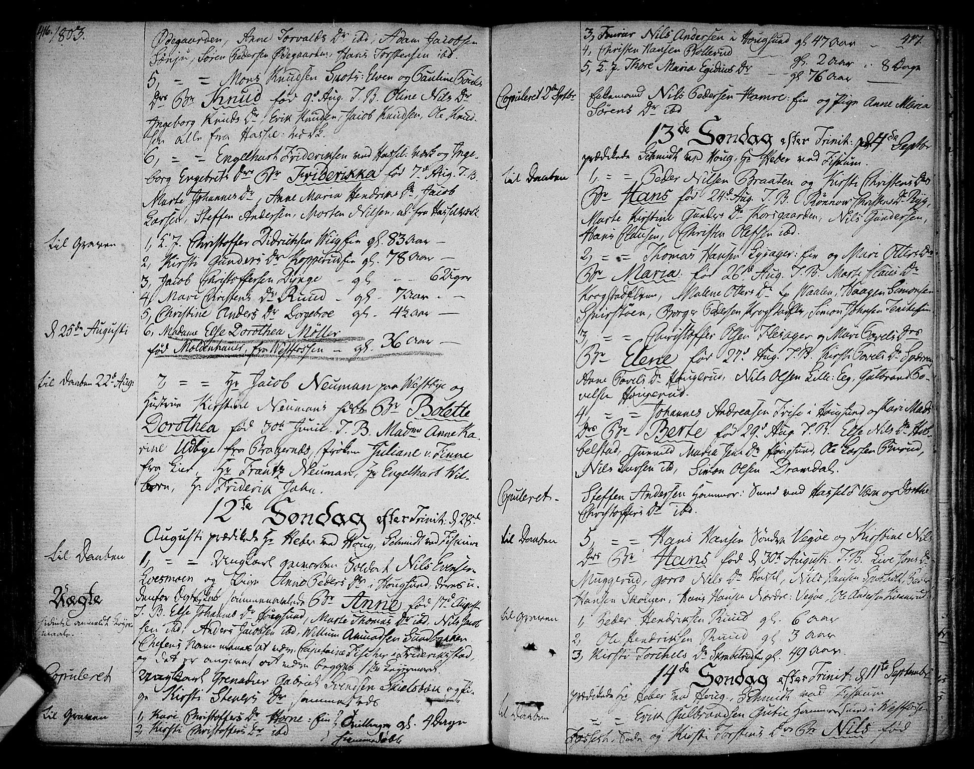 Eiker kirkebøker, AV/SAKO-A-4/F/Fa/L0009: Parish register (official) no. I 9, 1789-1806, p. 416-417