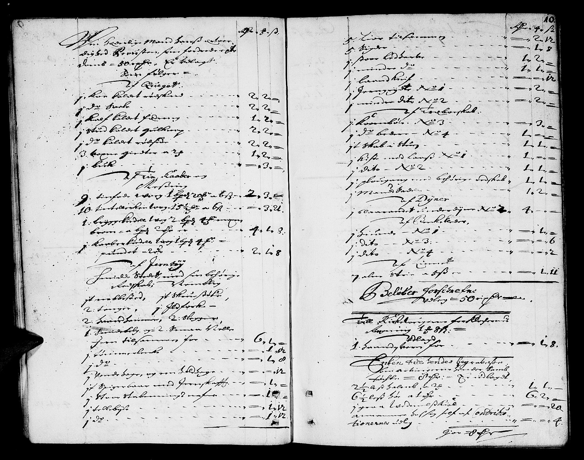 Larvik sorenskriveri, AV/SAKO-A-83/H/Hd/Hda/L0003: Skifteprotokoll, 1689-1692, p. 9b-10a