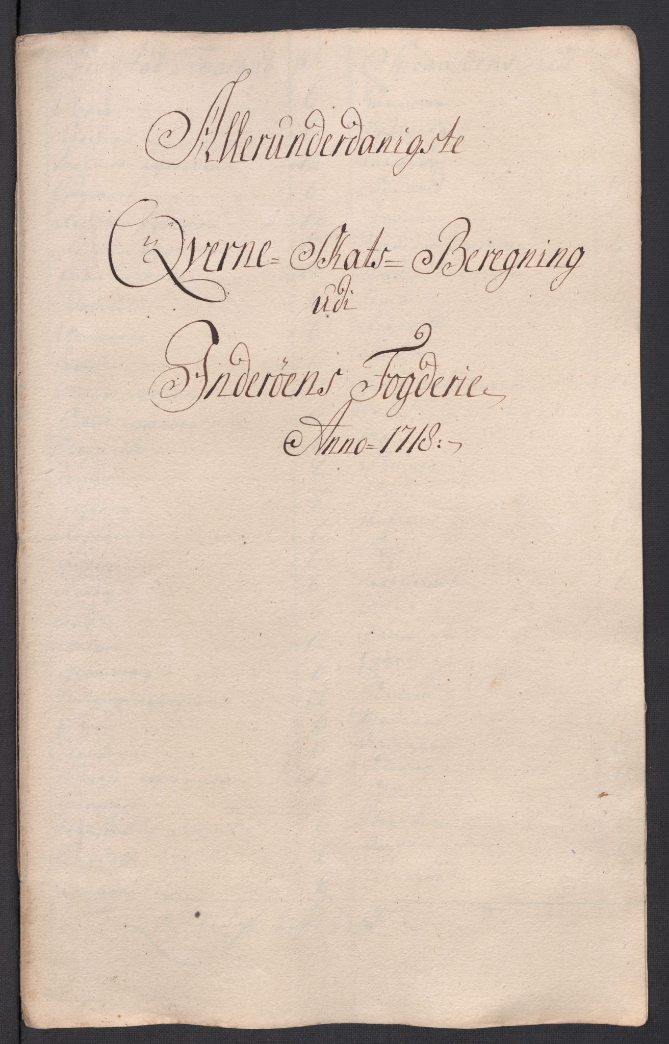Rentekammeret inntil 1814, Reviderte regnskaper, Fogderegnskap, AV/RA-EA-4092/R63/L4326: Fogderegnskap Inderøy, 1718, p. 127