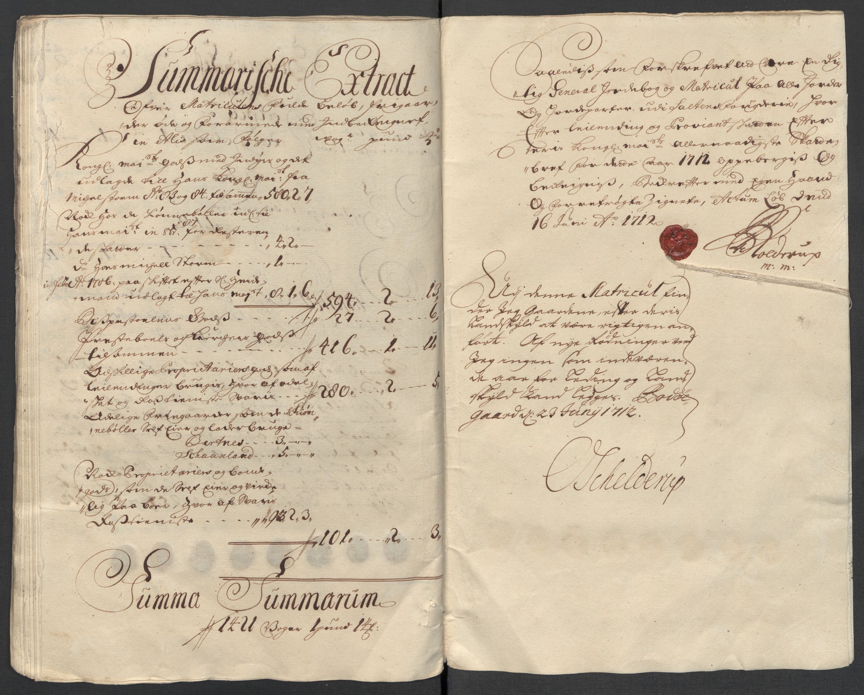 Rentekammeret inntil 1814, Reviderte regnskaper, Fogderegnskap, RA/EA-4092/R66/L4582: Fogderegnskap Salten, 1711-1712, p. 339
