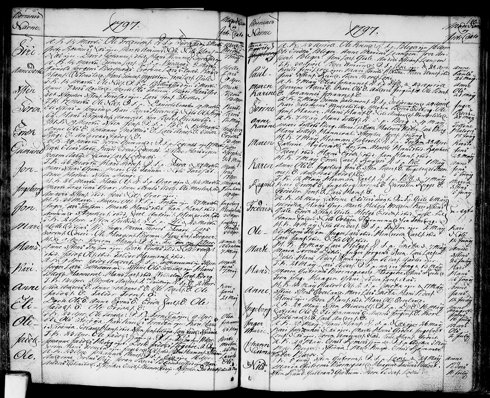 Asker prestekontor Kirkebøker, AV/SAO-A-10256a/F/Fa/L0003: Parish register (official) no. I 3, 1767-1807, p. 140