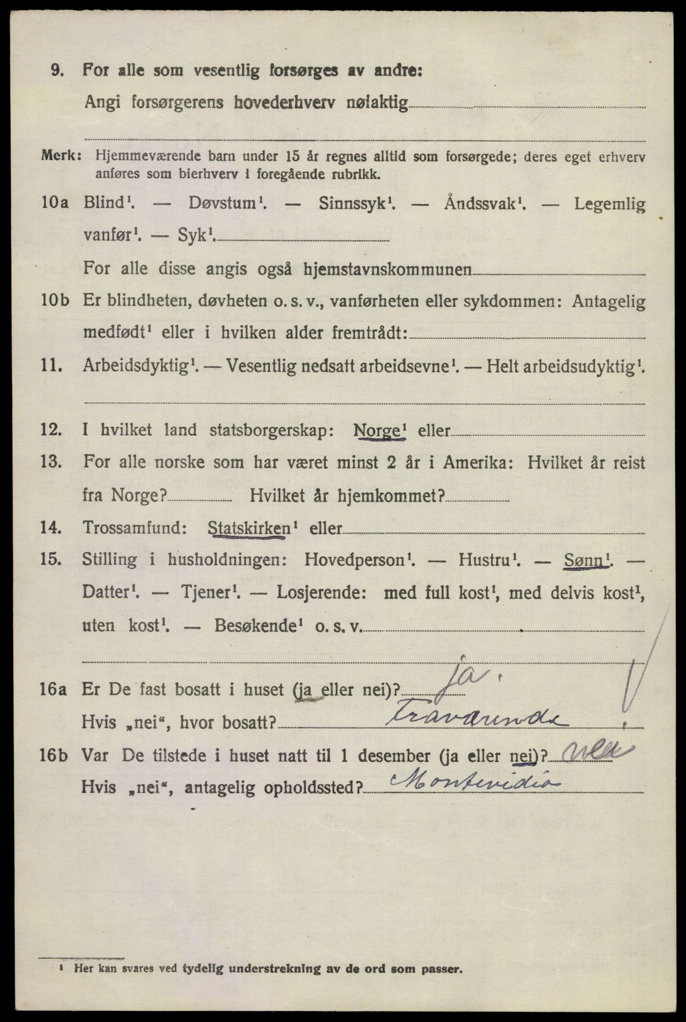 SAKO, 1920 census for Hedrum, 1920, p. 3422