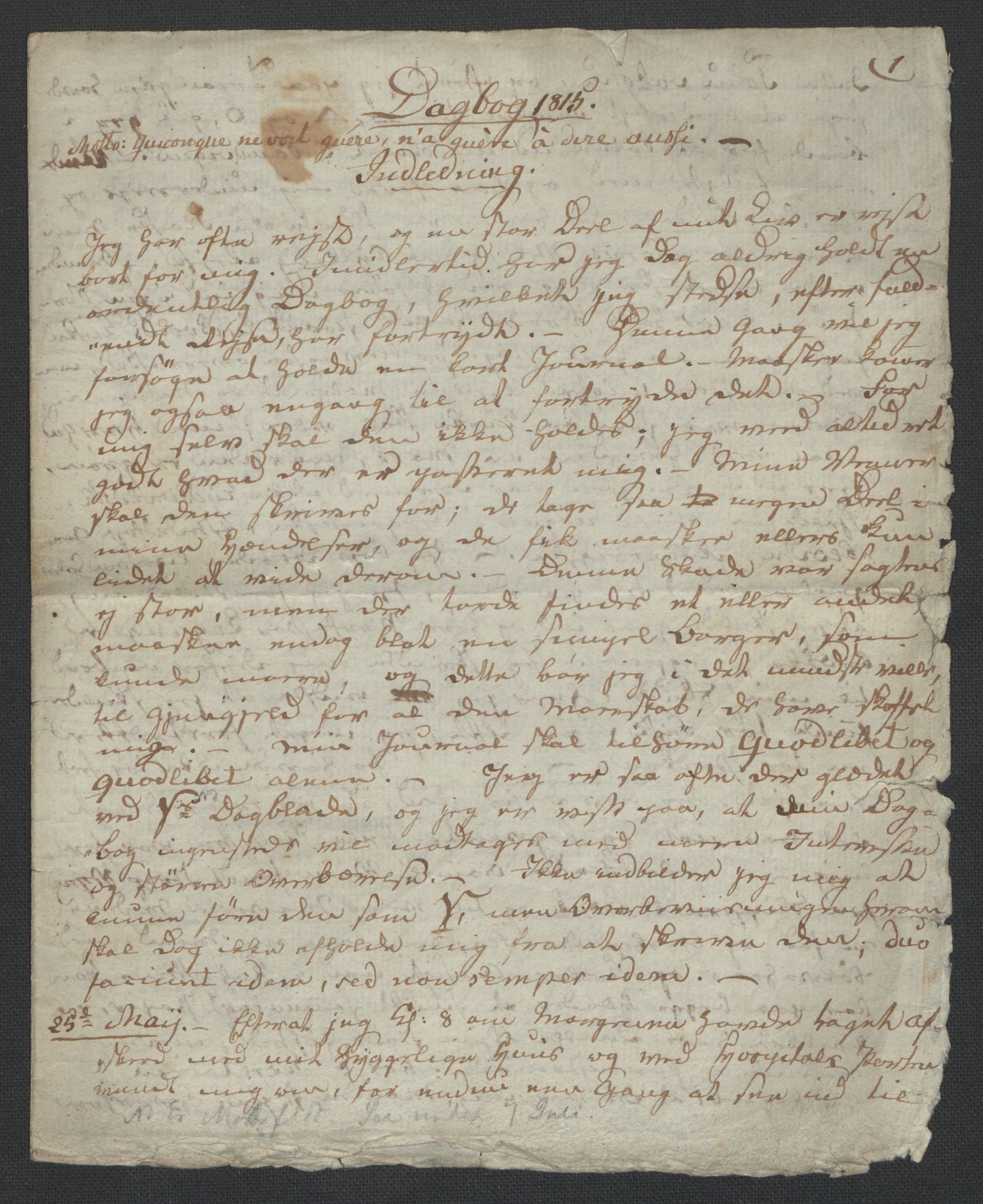 Christie, Wilhelm Frimann Koren, RA/PA-0014/F/L0005: Christies dokumenter fra Stortinget, 1815-1816, p. 6