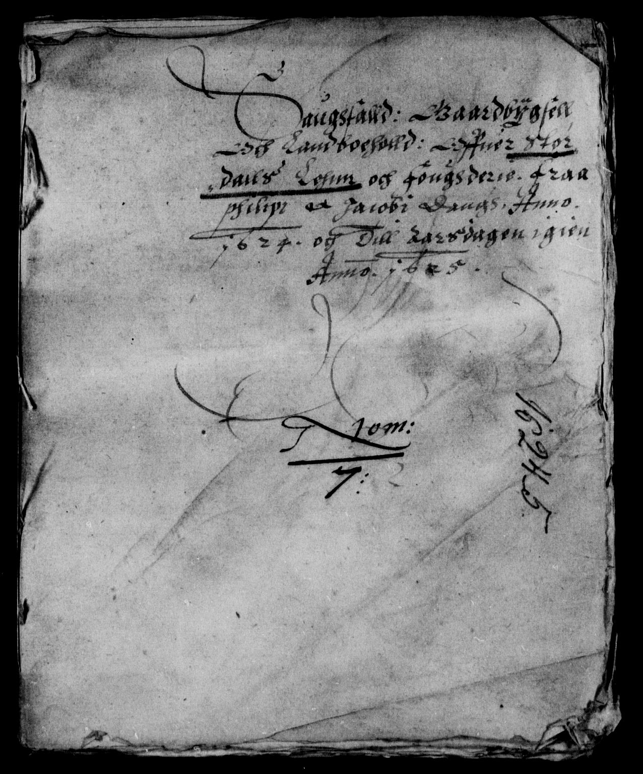 Rentekammeret inntil 1814, Reviderte regnskaper, Lensregnskaper, AV/RA-EA-5023/R/Rb/Rbw/L0027: Trondheim len, 1624-1625