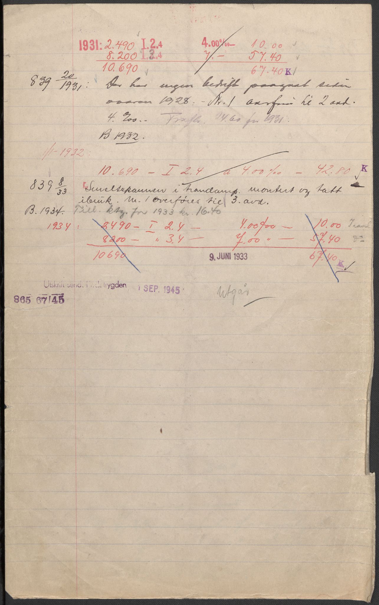 Norges Brannkasse, AV/RA-S-1549/E/Eu/L0017: Branntakster for Vardø by, 1864-1955, p. 619