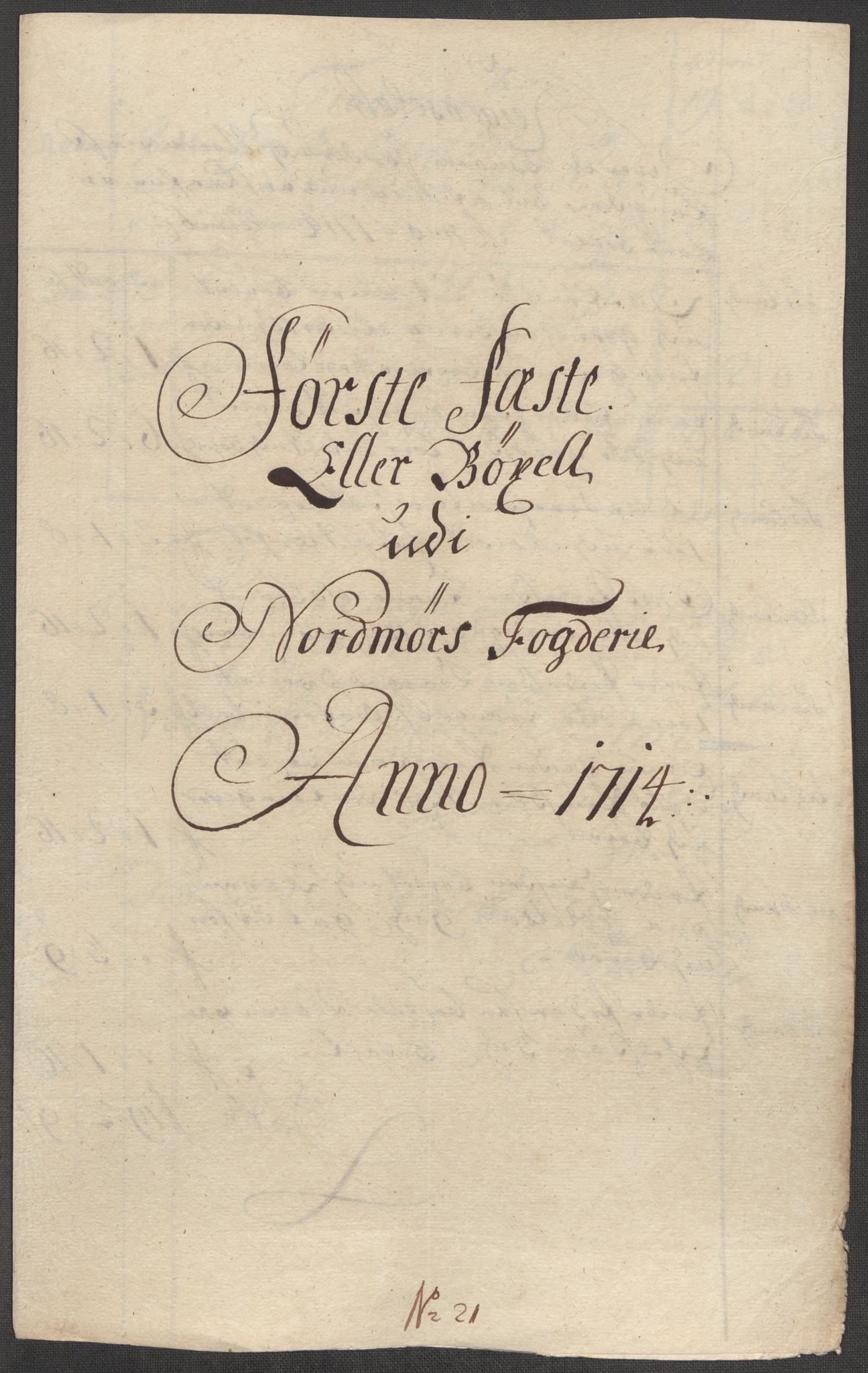Rentekammeret inntil 1814, Reviderte regnskaper, Fogderegnskap, RA/EA-4092/R56/L3748: Fogderegnskap Nordmøre, 1714-1715, p. 142
