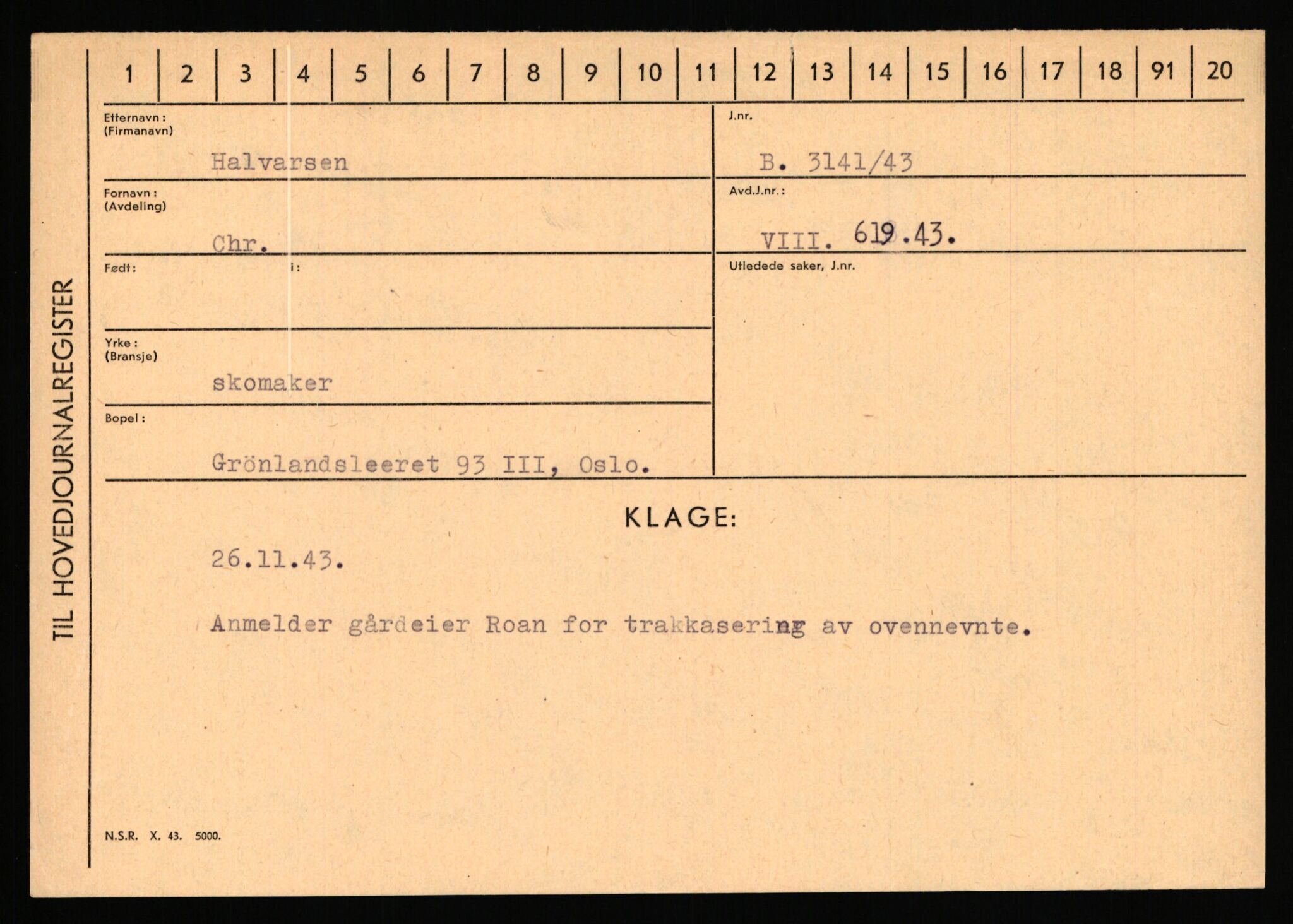 Statspolitiet - Hovedkontoret / Osloavdelingen, AV/RA-S-1329/C/Ca/L0005: Furali - Hamula, 1943-1945, p. 4383