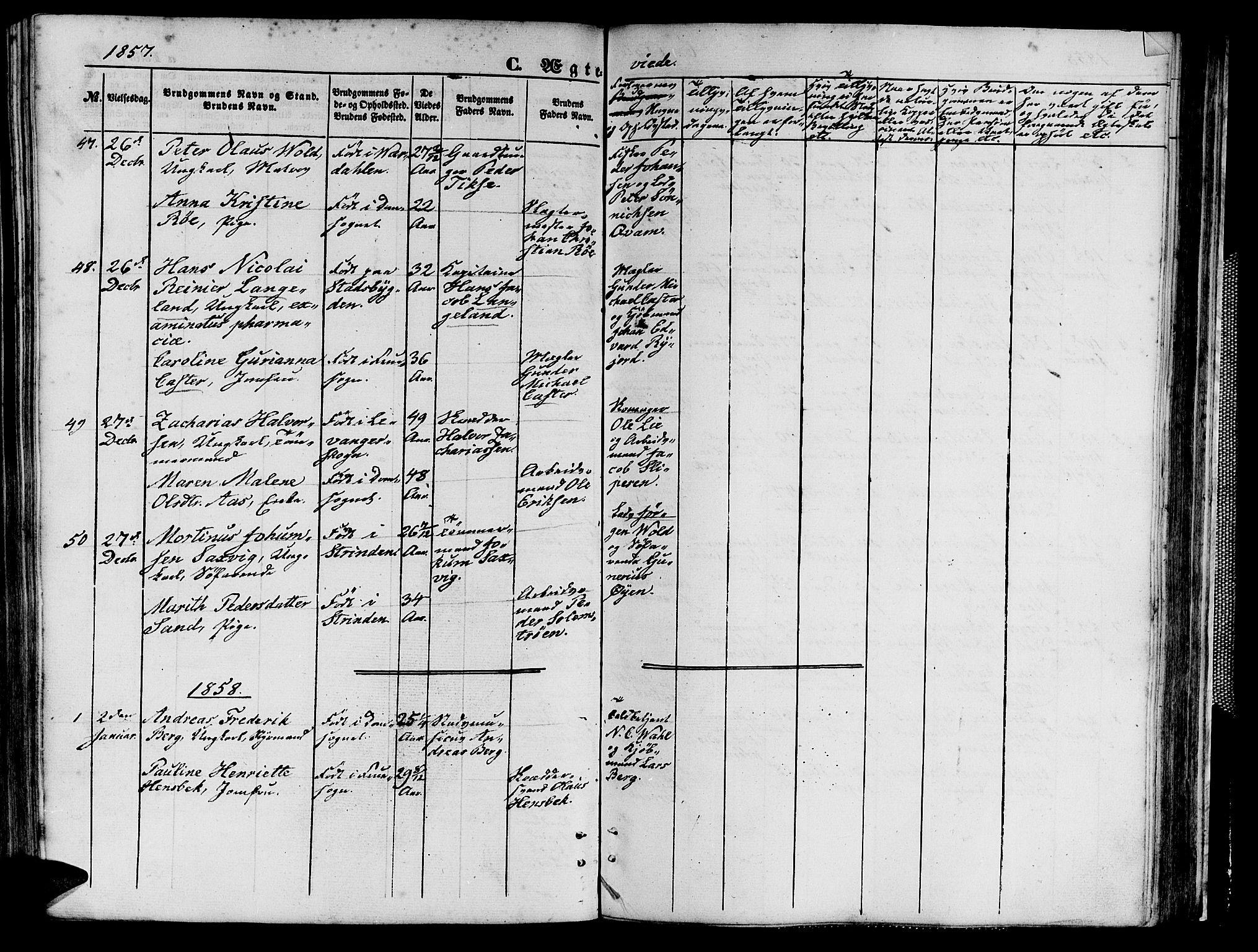 Ministerialprotokoller, klokkerbøker og fødselsregistre - Sør-Trøndelag, SAT/A-1456/602/L0138: Parish register (copy) no. 602C06, 1853-1858, p. 222b