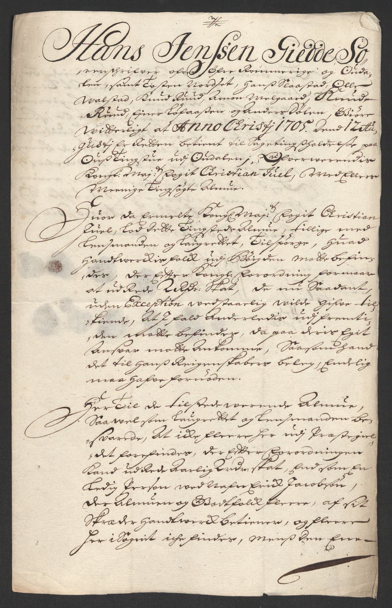 Rentekammeret inntil 1814, Reviderte regnskaper, Fogderegnskap, RA/EA-4092/R13/L0843: Fogderegnskap Solør, Odal og Østerdal, 1705-1706, p. 195