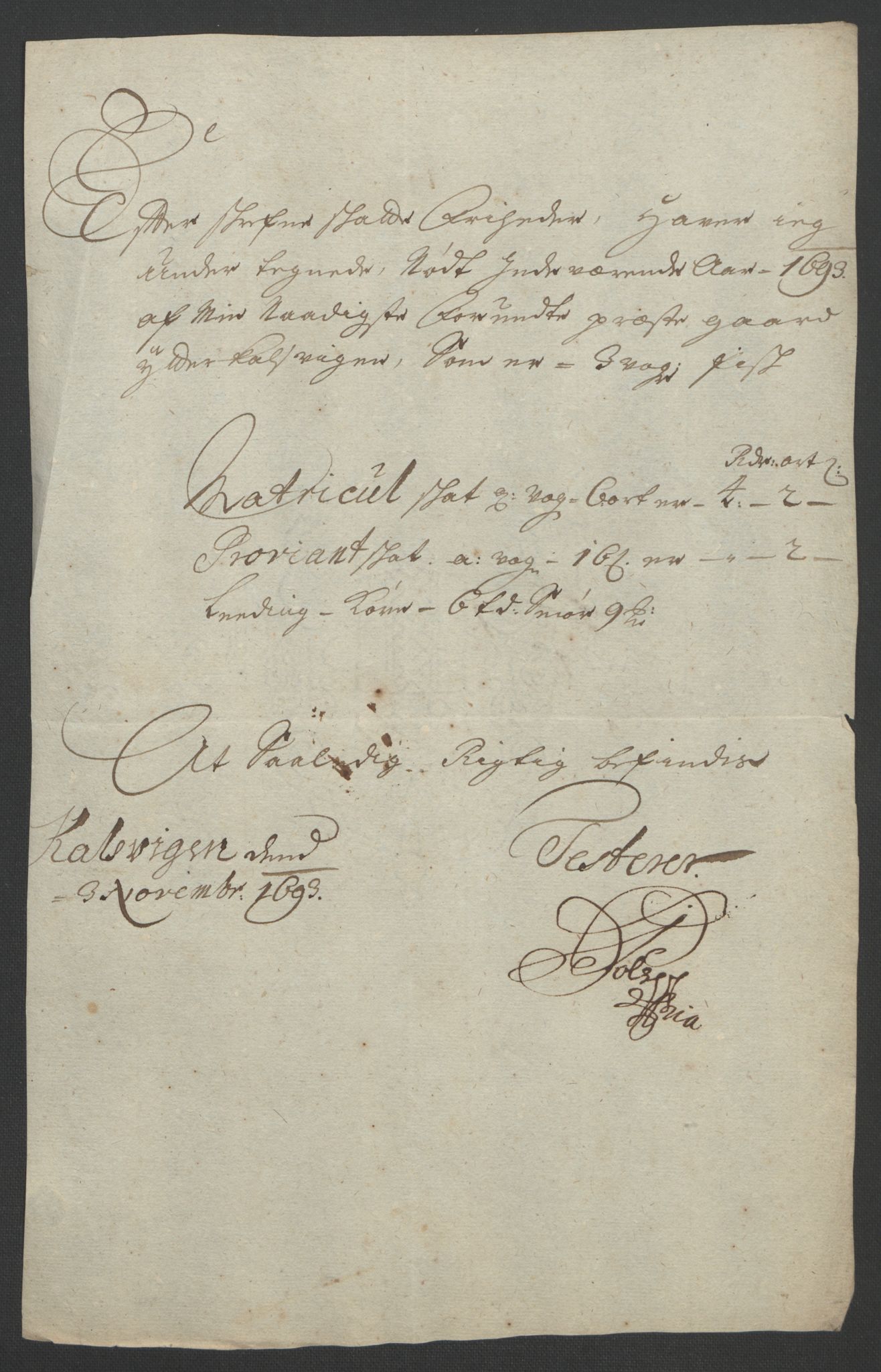 Rentekammeret inntil 1814, Reviderte regnskaper, Fogderegnskap, RA/EA-4092/R55/L3651: Fogderegnskap Romsdal, 1693-1694, p. 143
