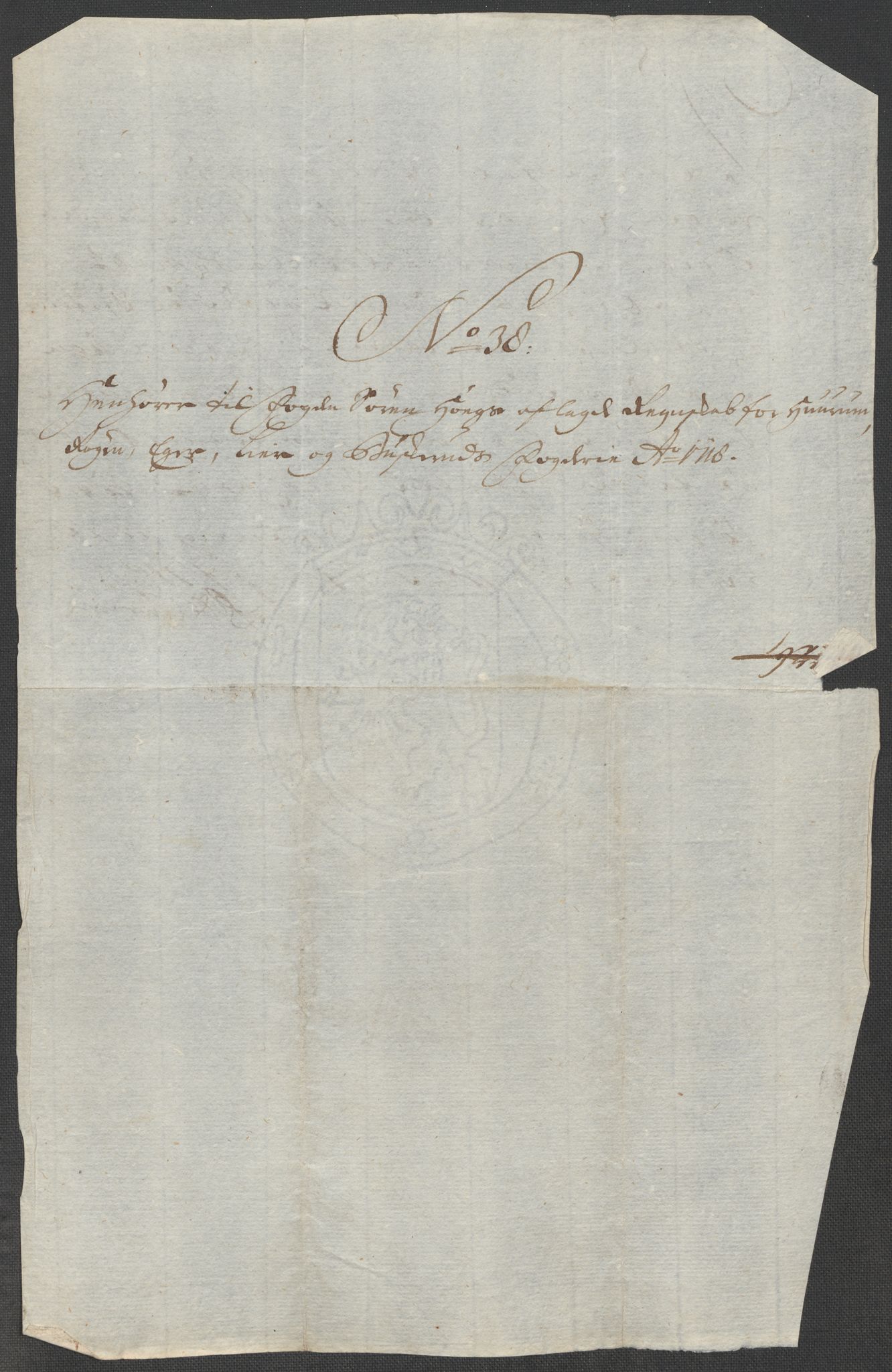 Rentekammeret inntil 1814, Reviderte regnskaper, Fogderegnskap, AV/RA-EA-4092/R31/L1712: Fogderegnskap Hurum, Røyken, Eiker, Lier og Buskerud, 1718, p. 205