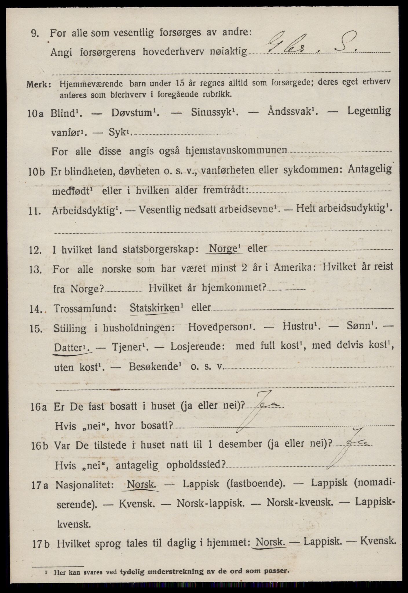 SAT, 1920 census for Rissa, 1920, p. 4806