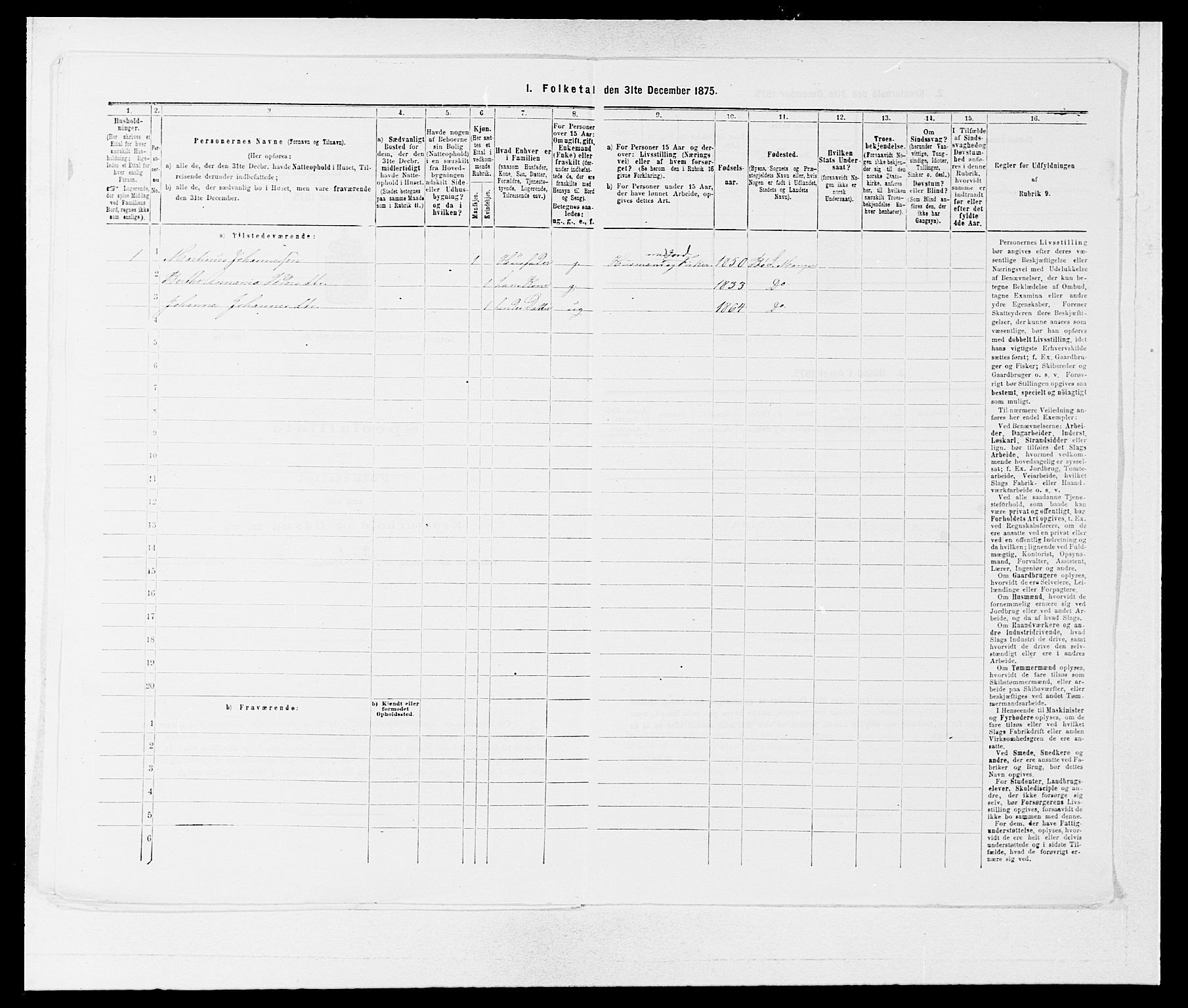 SAB, 1875 census for 1261P Manger, 1875, p. 1410