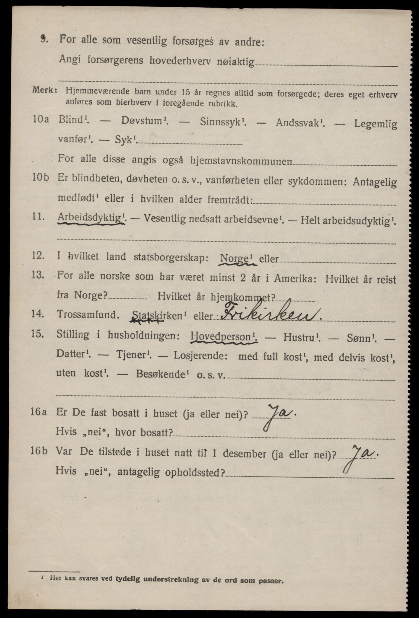 SAKO, 1920 census for Nissedal, 1920, p. 1552