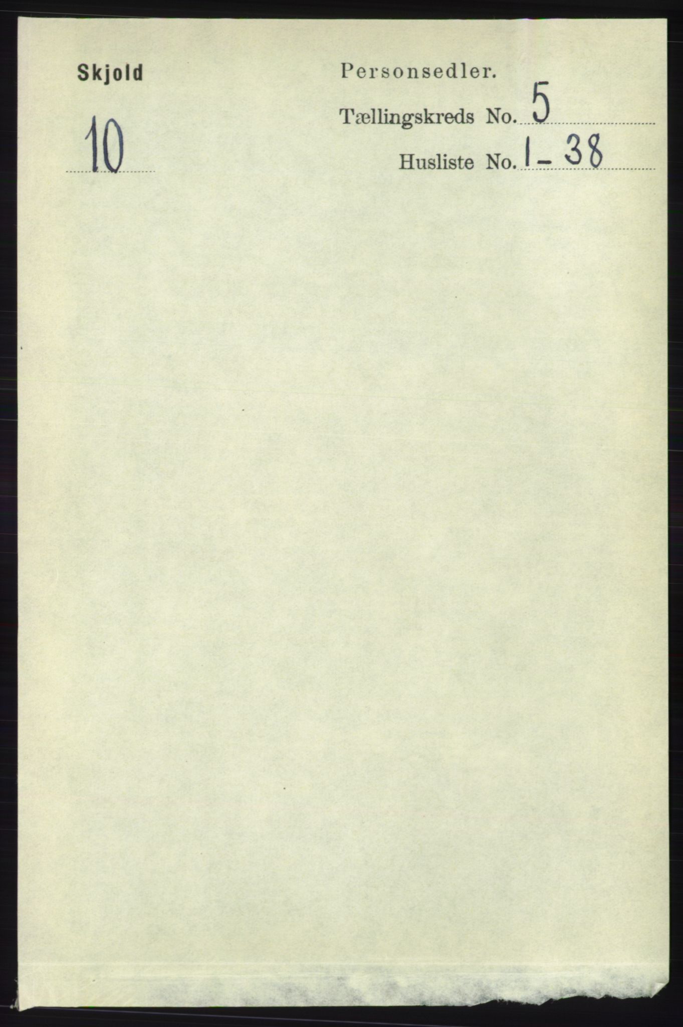 RA, 1891 census for 1154 Skjold, 1891, p. 768