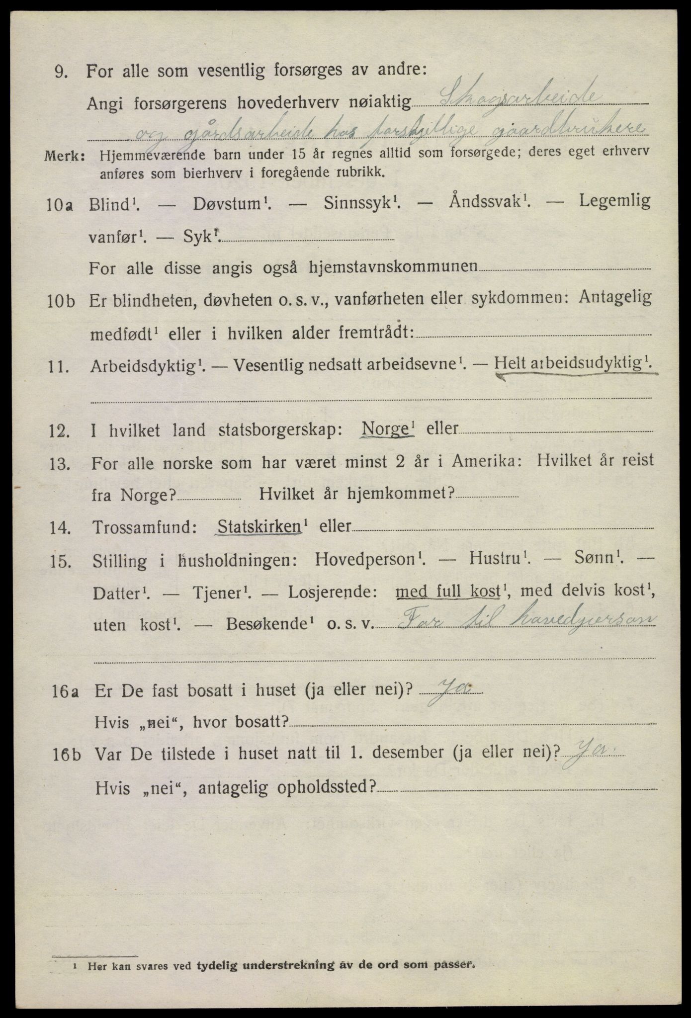 SAKO, 1920 census for Bø (Telemark), 1920, p. 6555