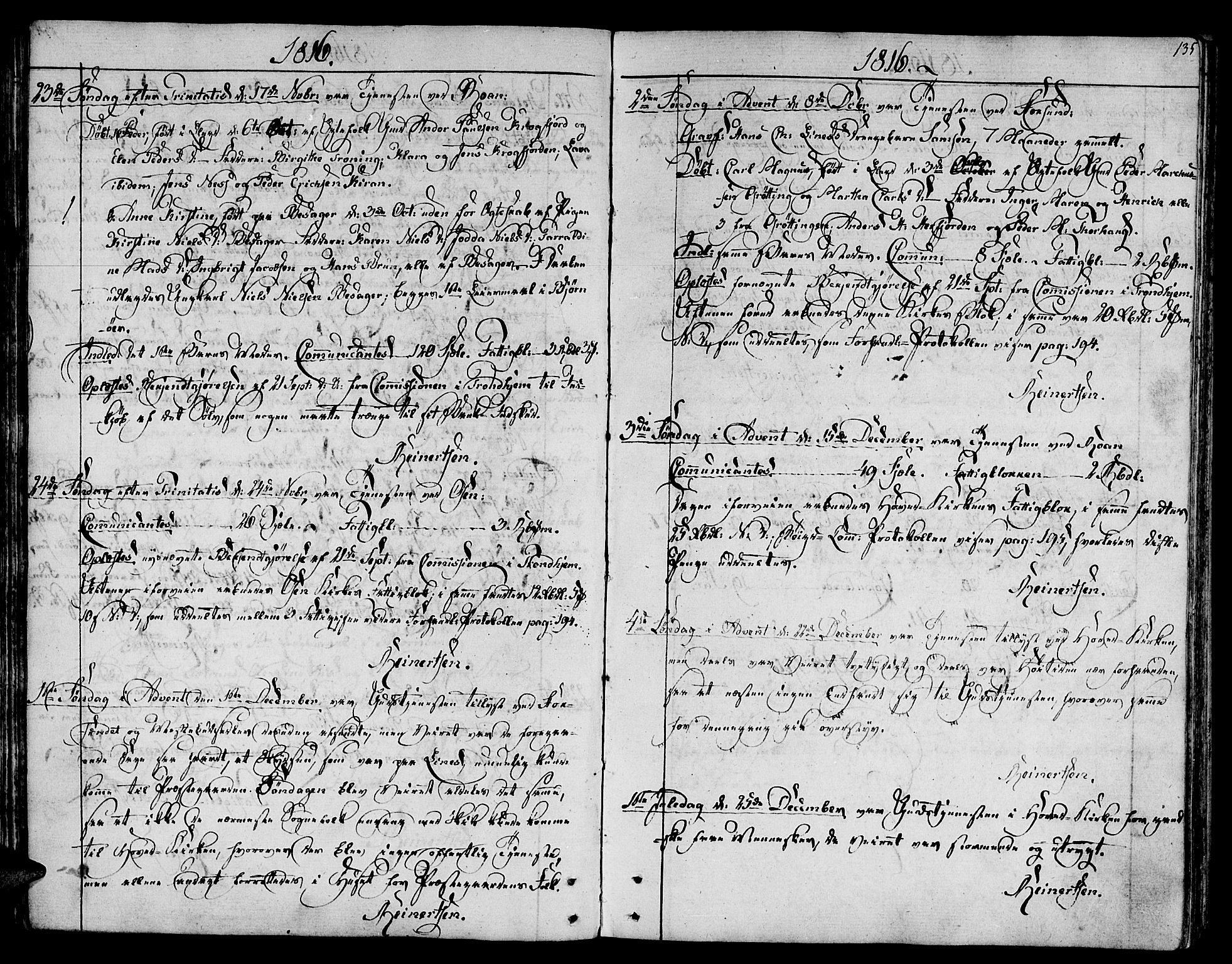 Ministerialprotokoller, klokkerbøker og fødselsregistre - Sør-Trøndelag, SAT/A-1456/657/L0701: Parish register (official) no. 657A02, 1802-1831, p. 135