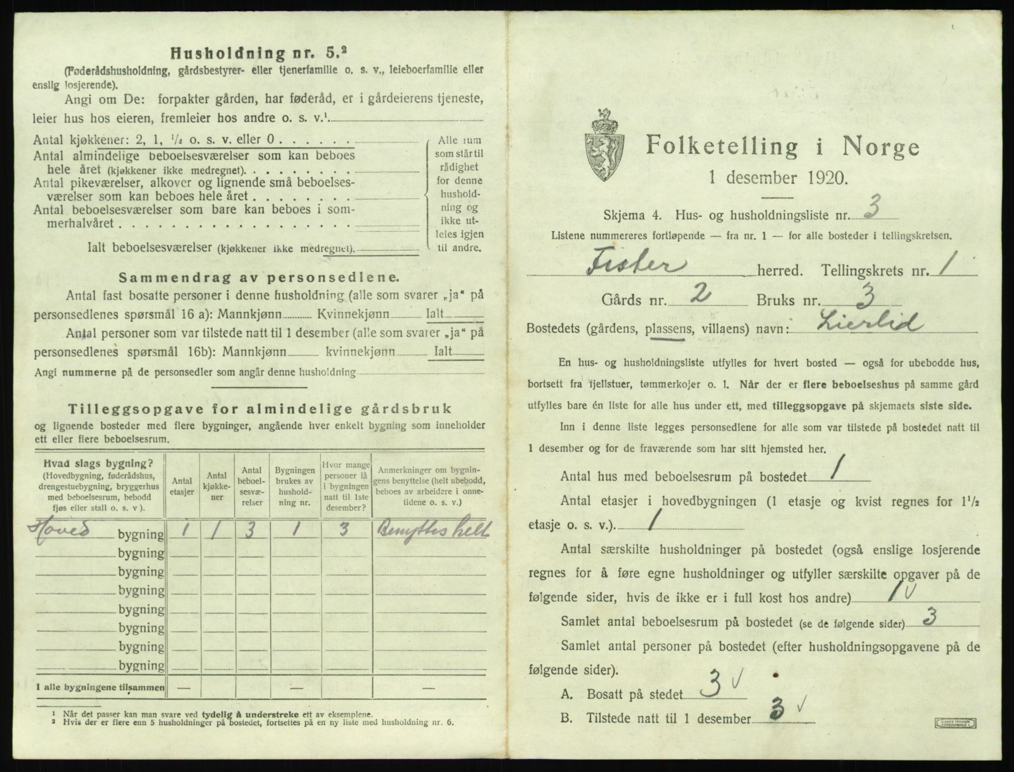 SAST, 1920 census for Fister, 1920, p. 37