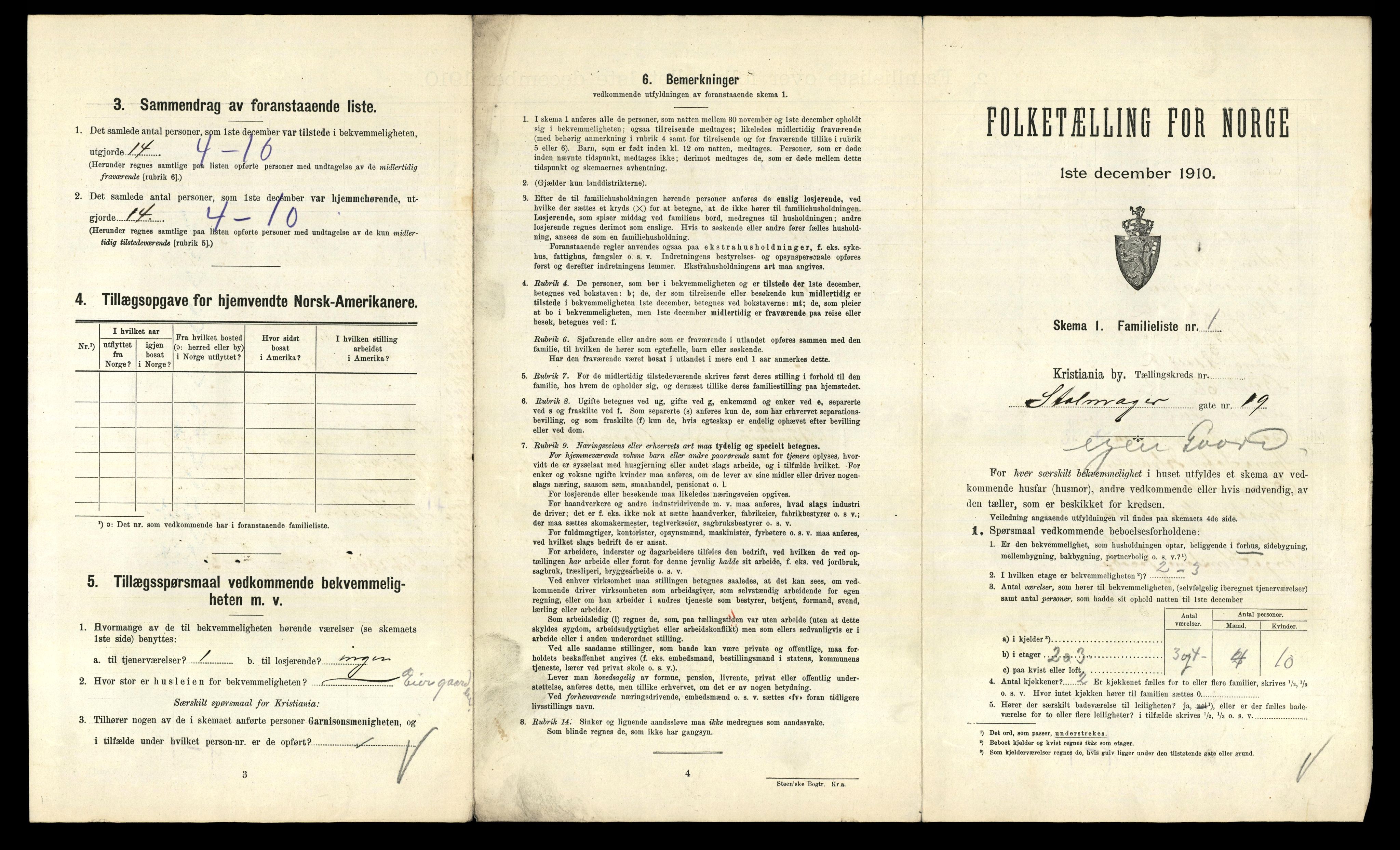 RA, 1910 census for Kristiania, 1910, p. 98623