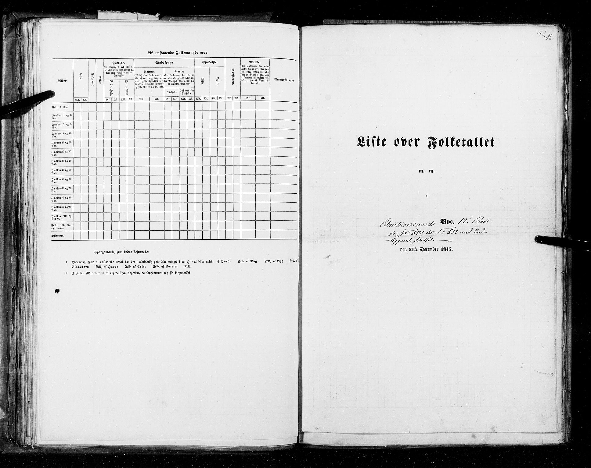 RA, Census 1845, vol. 11: Cities, 1845, p. 86