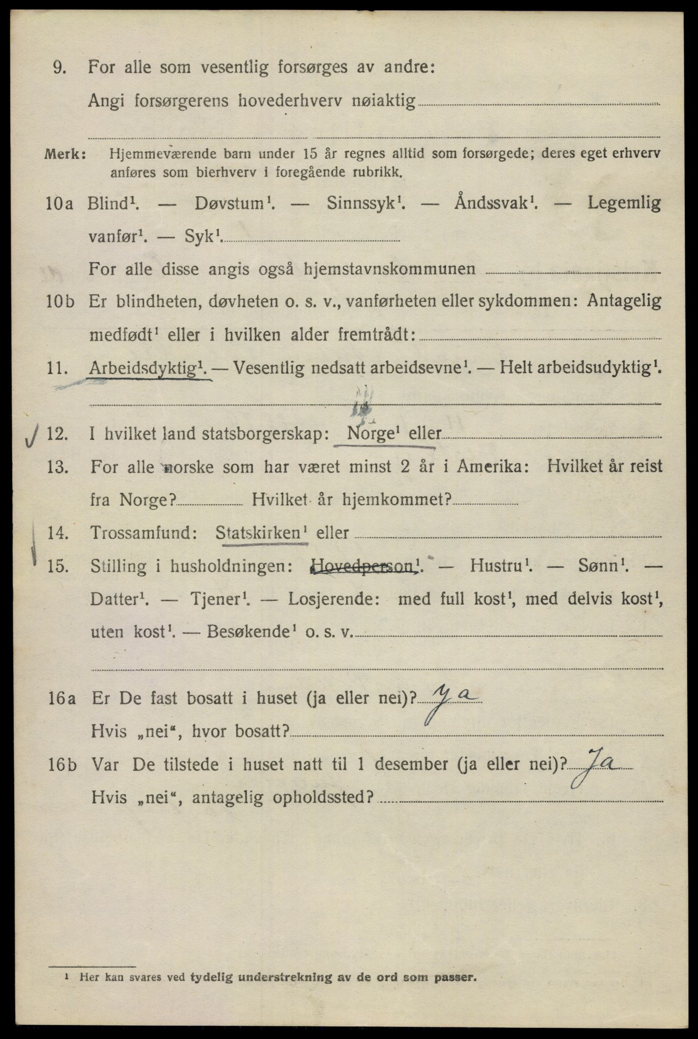 SAO, 1920 census for Kristiania, 1920, p. 156912