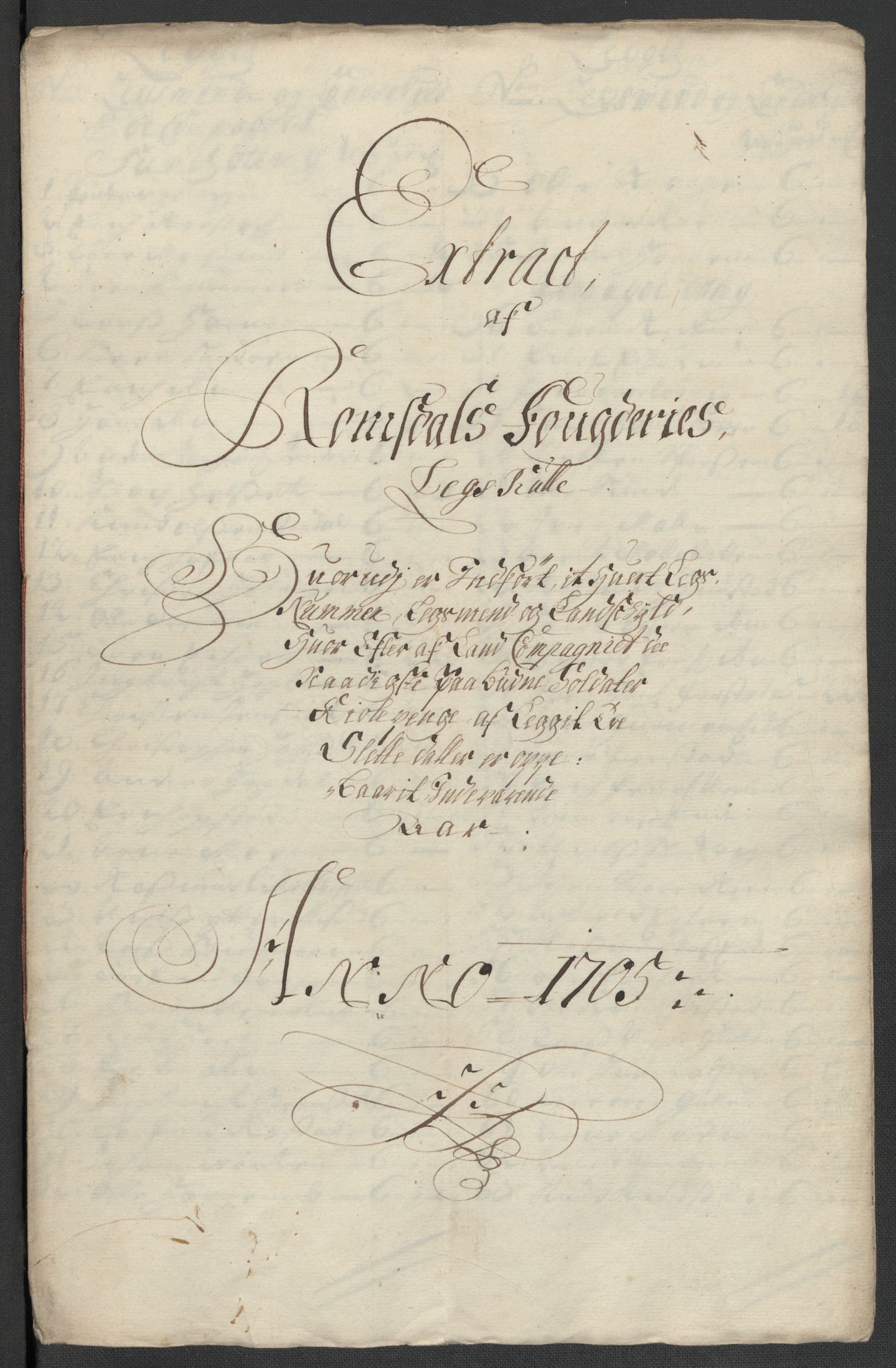 Rentekammeret inntil 1814, Reviderte regnskaper, Fogderegnskap, RA/EA-4092/R55/L3656: Fogderegnskap Romsdal, 1703-1705, p. 435