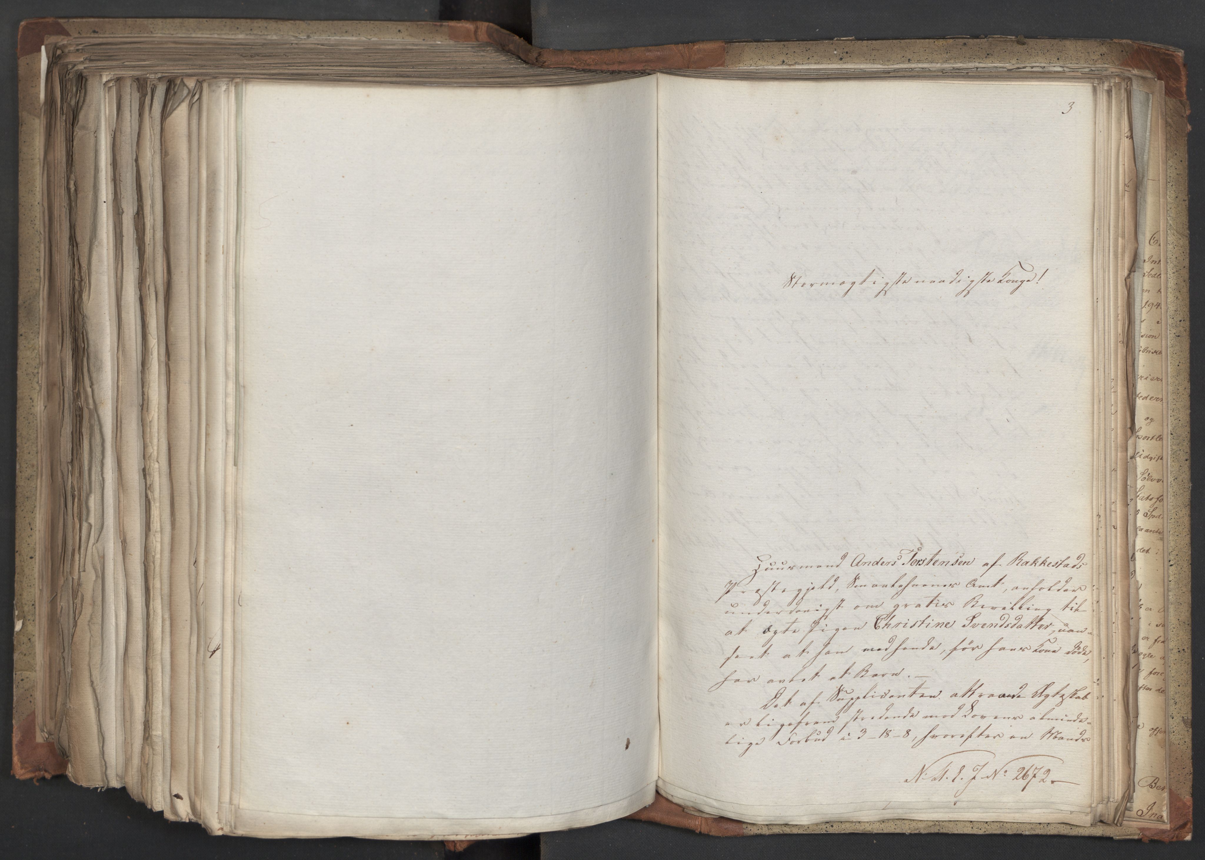 Statsrådsavdelingen i Stockholm, AV/RA-S-1003/D/Da/L0042: Regjeringsinnstillinger nr. 2467-2705, 1825, p. 582