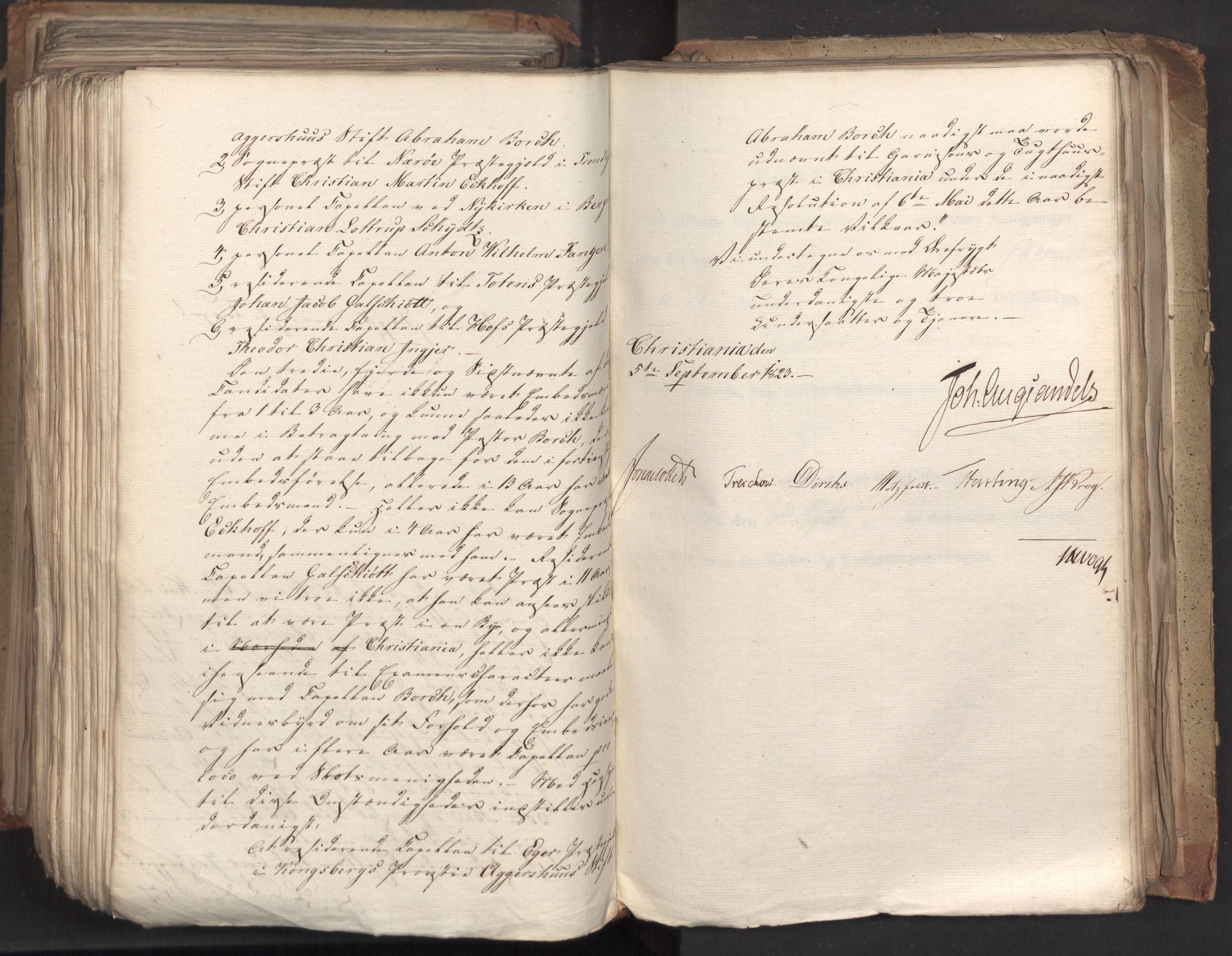 Statsrådsavdelingen i Stockholm, AV/RA-S-1003/D/Da/L0035: Regjeringsinnstillinger nr. 541-840, 1823, p. 561