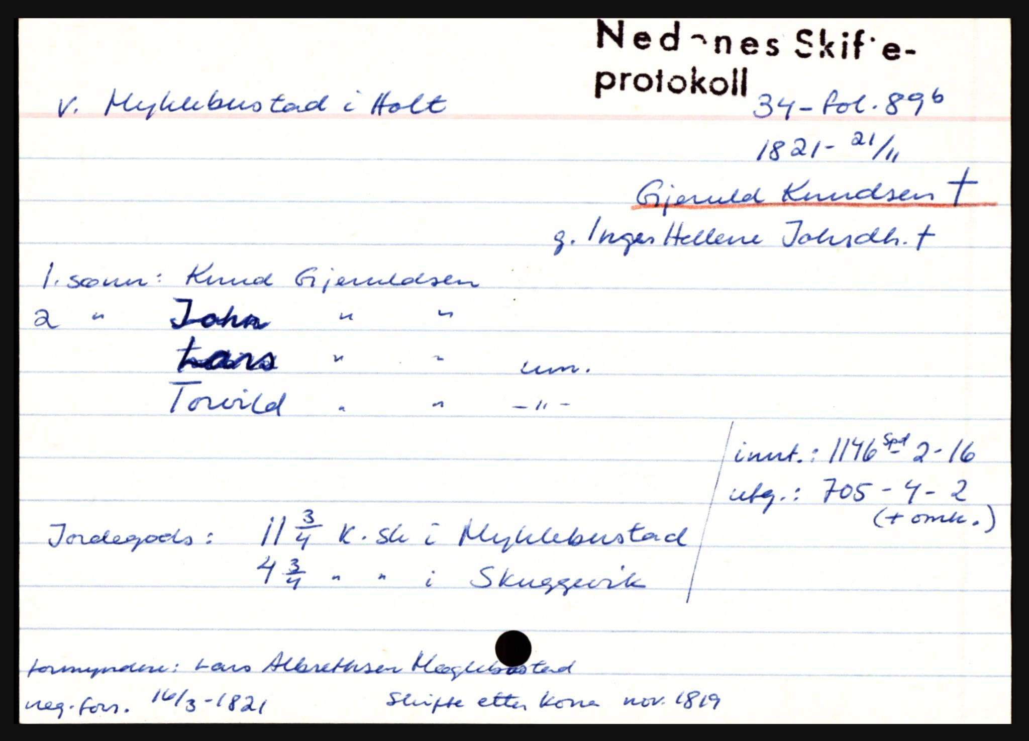 Nedenes sorenskriveri før 1824, AV/SAK-1221-0007/H, p. 20549