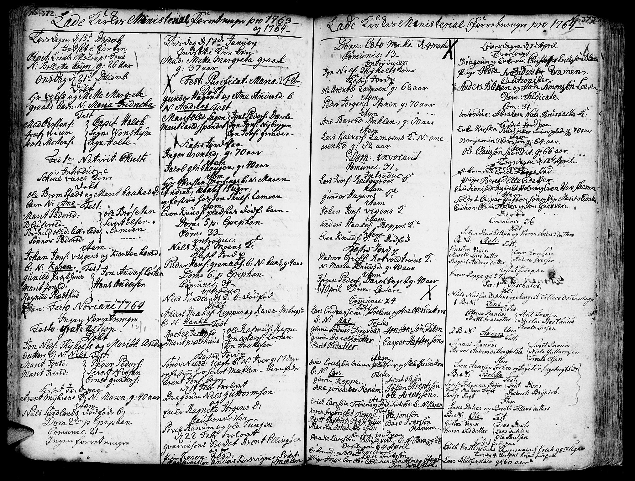 Ministerialprotokoller, klokkerbøker og fødselsregistre - Sør-Trøndelag, AV/SAT-A-1456/606/L0275: Parish register (official) no. 606A01 /1, 1727-1780, p. 372-373