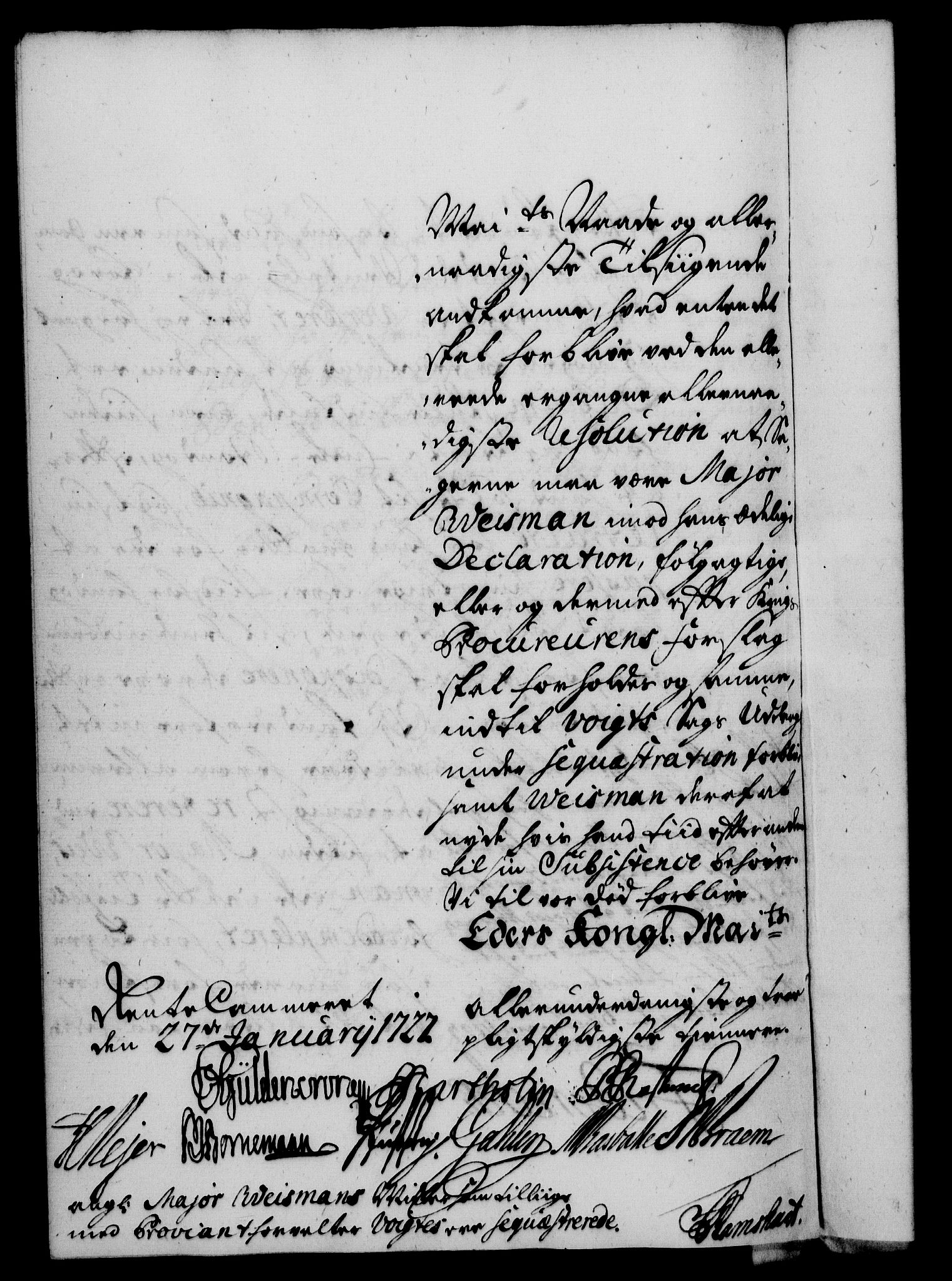Rentekammeret, Kammerkanselliet, RA/EA-3111/G/Gf/Gfa/L0010: Norsk relasjons- og resolusjonsprotokoll (merket RK 52.10), 1727, p. 135