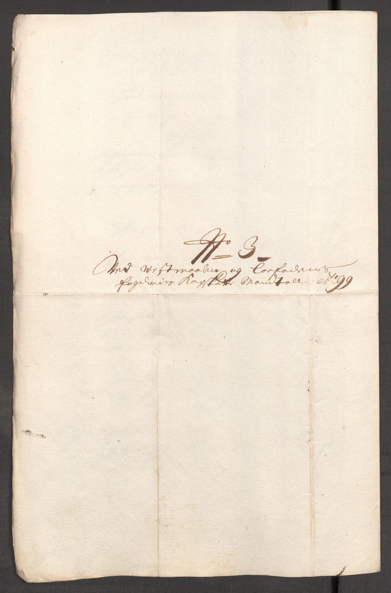 Rentekammeret inntil 1814, Reviderte regnskaper, Fogderegnskap, AV/RA-EA-4092/R67/L4678: Fogderegnskap Vesterålen, Andenes og Lofoten, 1696-1708, p. 309