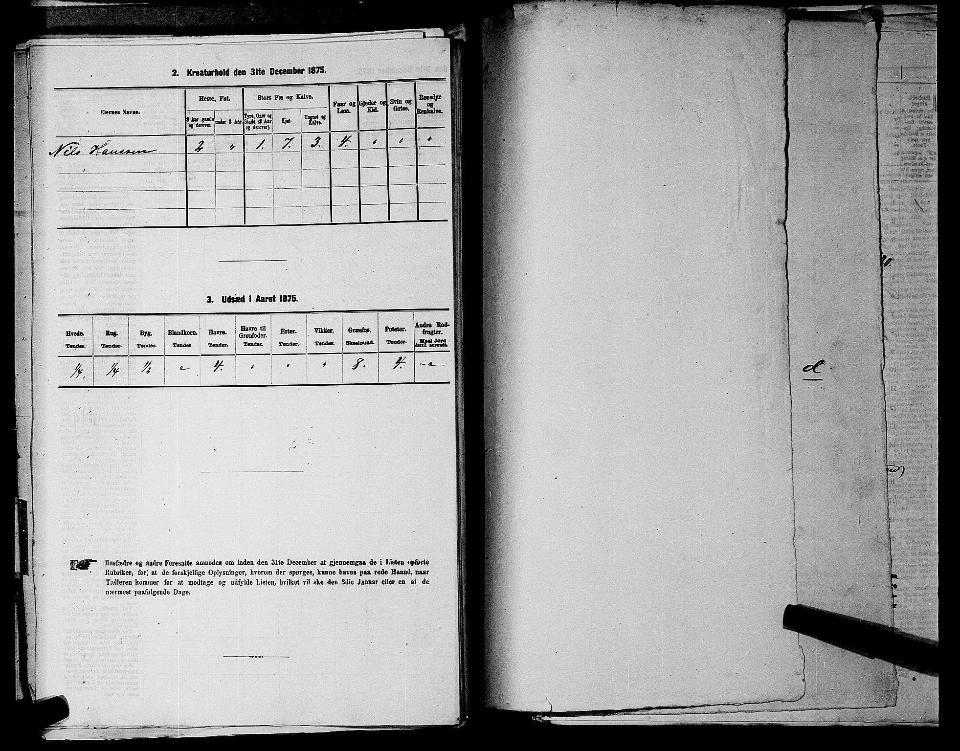 RA, 1875 census for 0211L Vestby/Vestby, Garder og Såner, 1875, p. 436