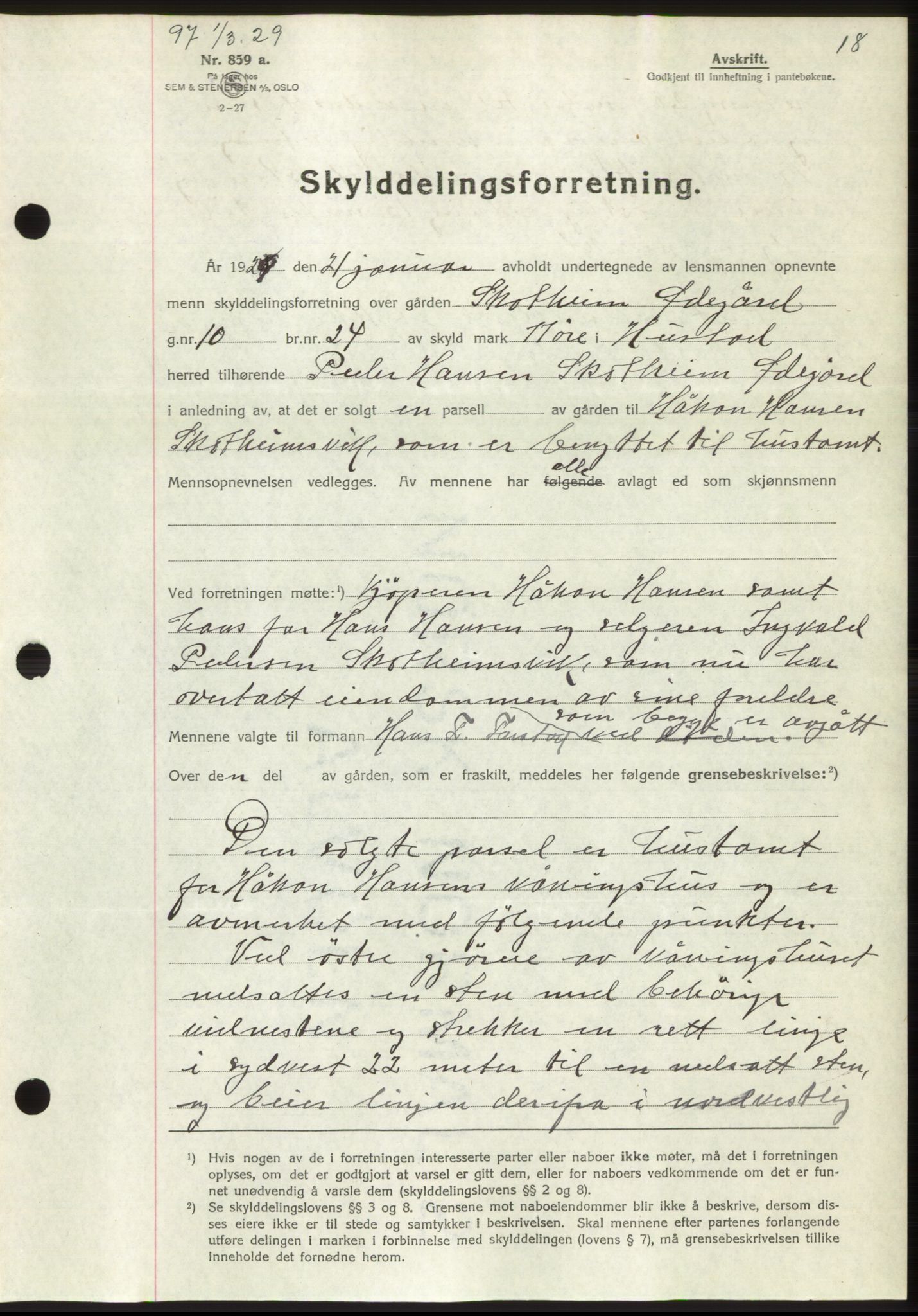 Romsdal sorenskriveri, AV/SAT-A-4149/1/2/2C/L0056: Mortgage book no. 50, 1929-1929, Deed date: 01.03.1929