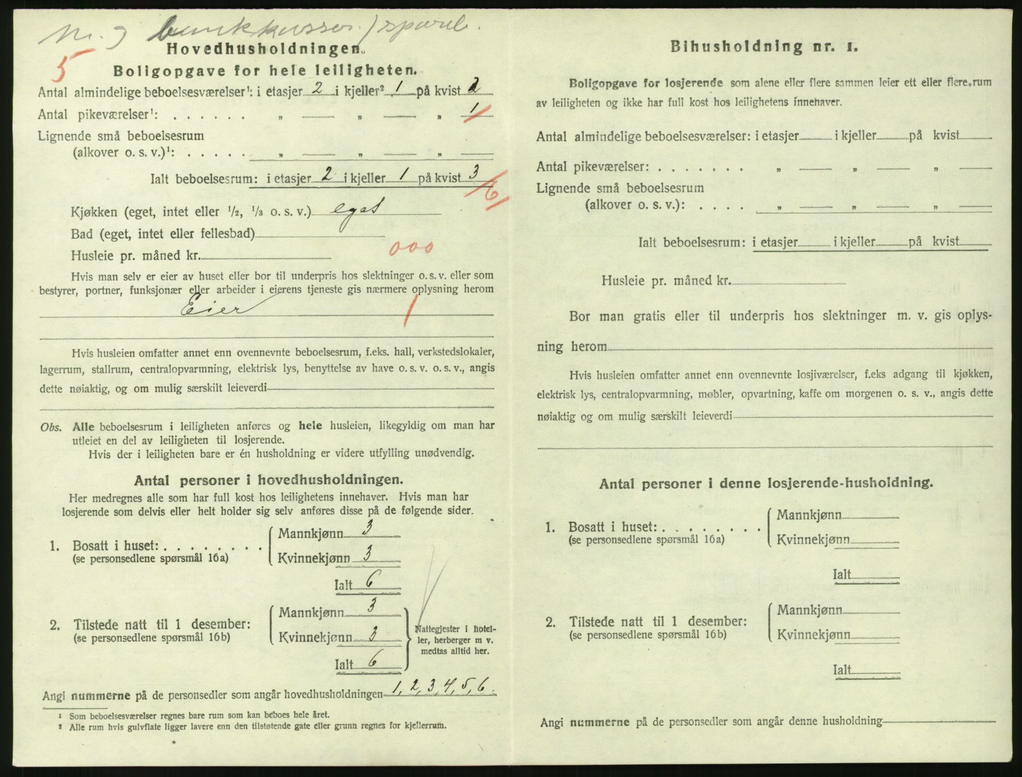 SAKO, 1920 census for Larvik, 1920, p. 3511