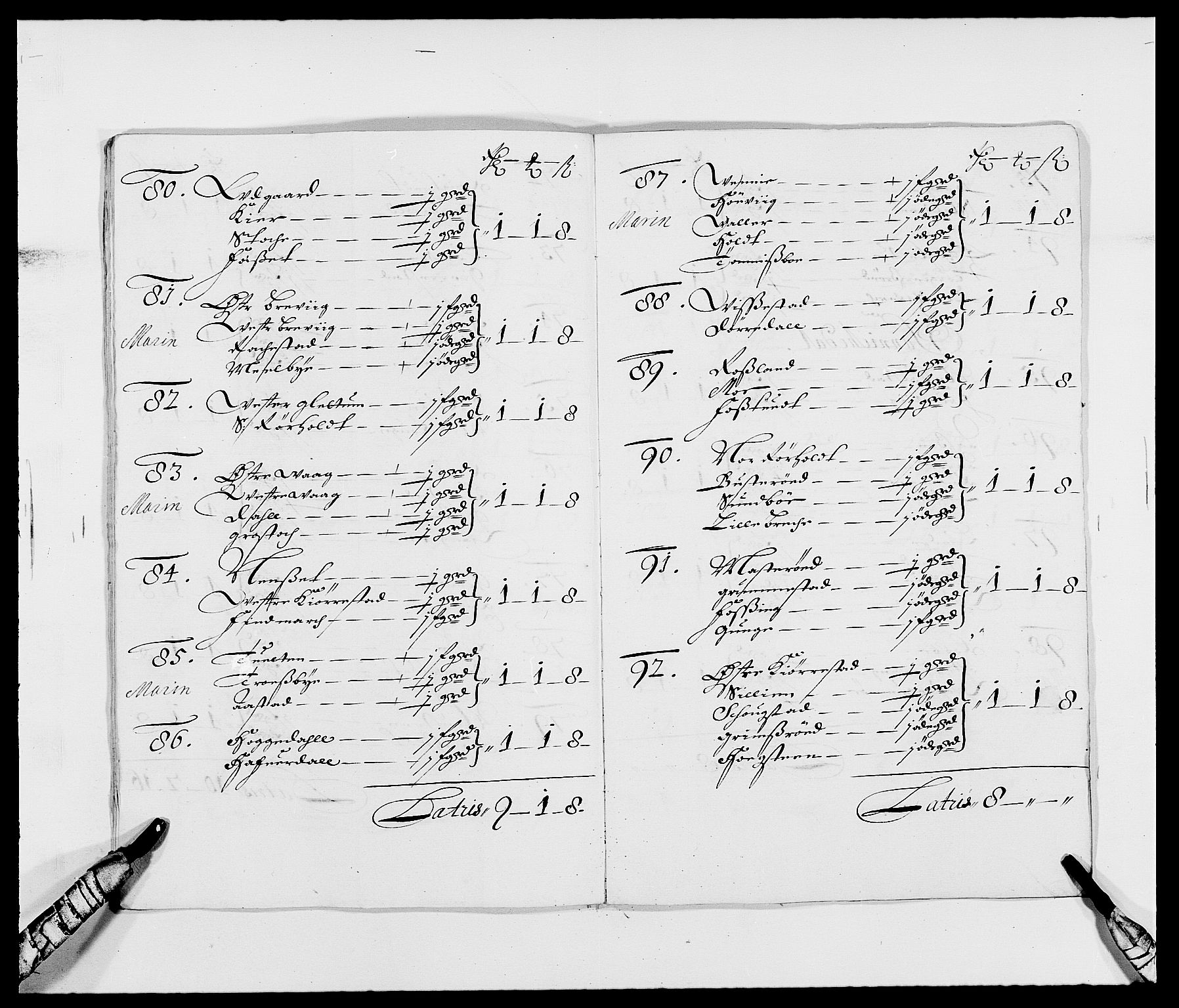 Rentekammeret inntil 1814, Reviderte regnskaper, Fogderegnskap, AV/RA-EA-4092/R34/L2045: Fogderegnskap Bamble, 1680-1681, p. 104