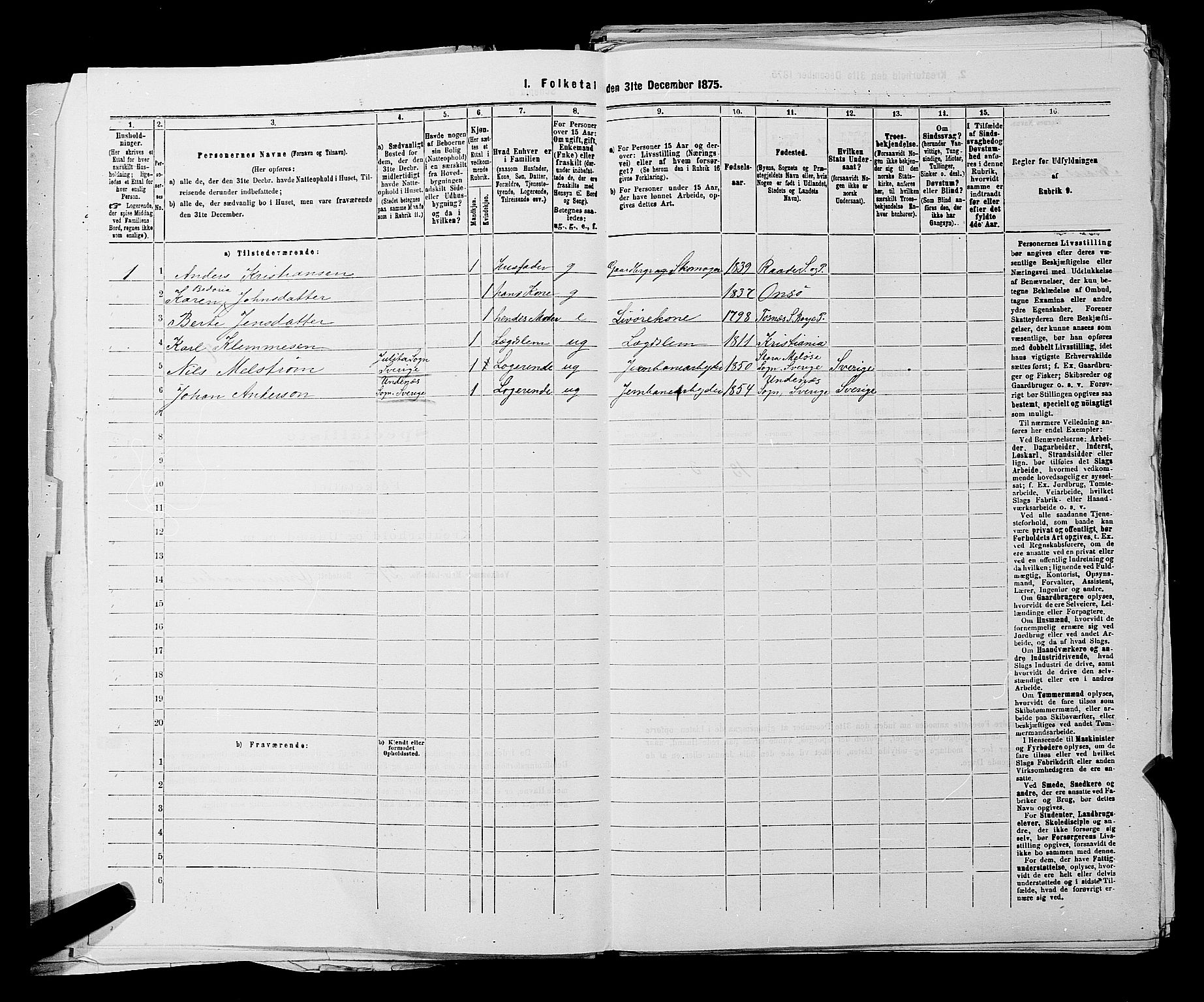 RA, 1875 census for 0134P Onsøy, 1875, p. 47