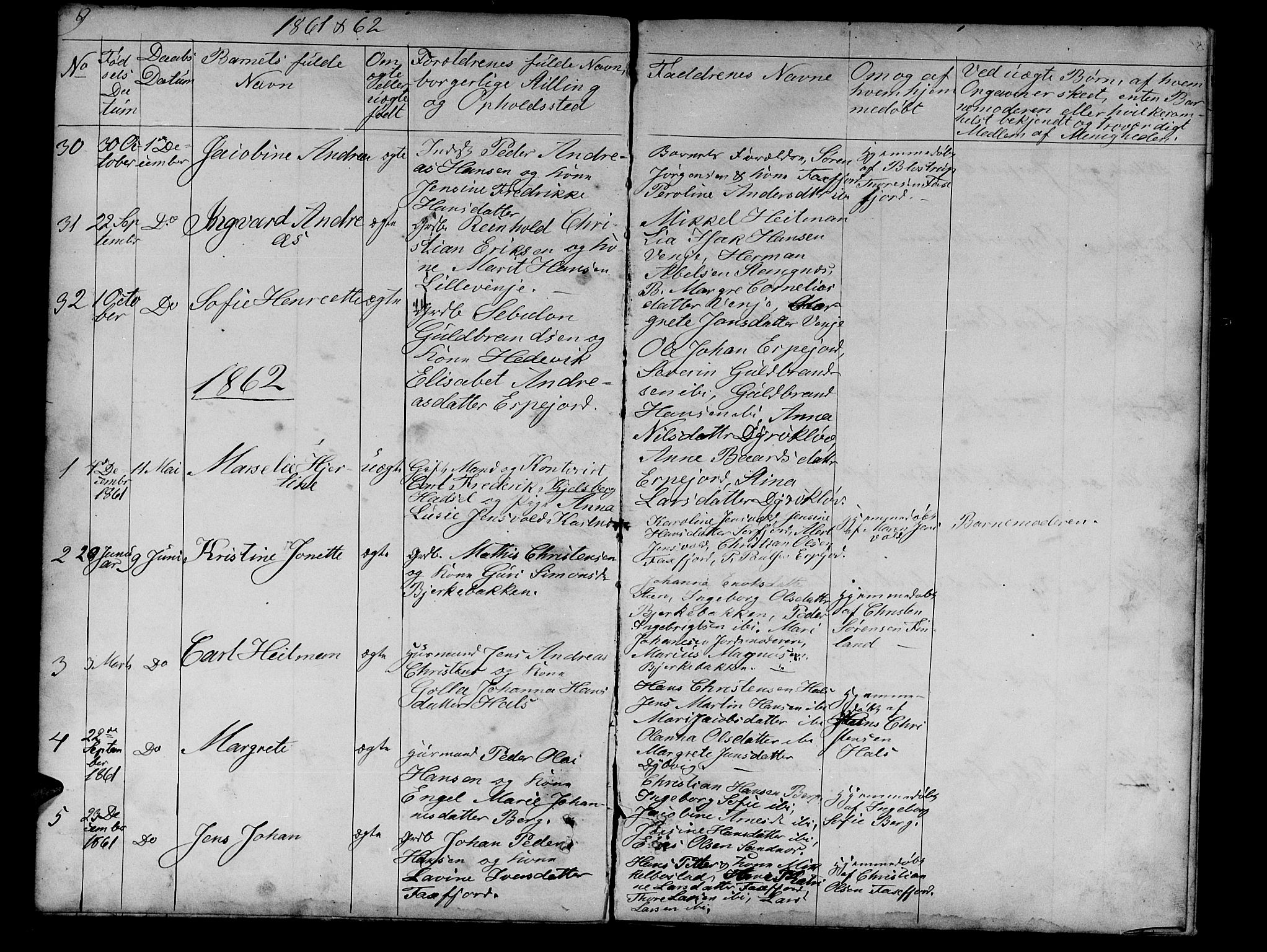 Tranøy sokneprestkontor, SATØ/S-1313/I/Ia/Iab/L0012klokker: Parish register (copy) no. 12, 1859-1874, p. 9