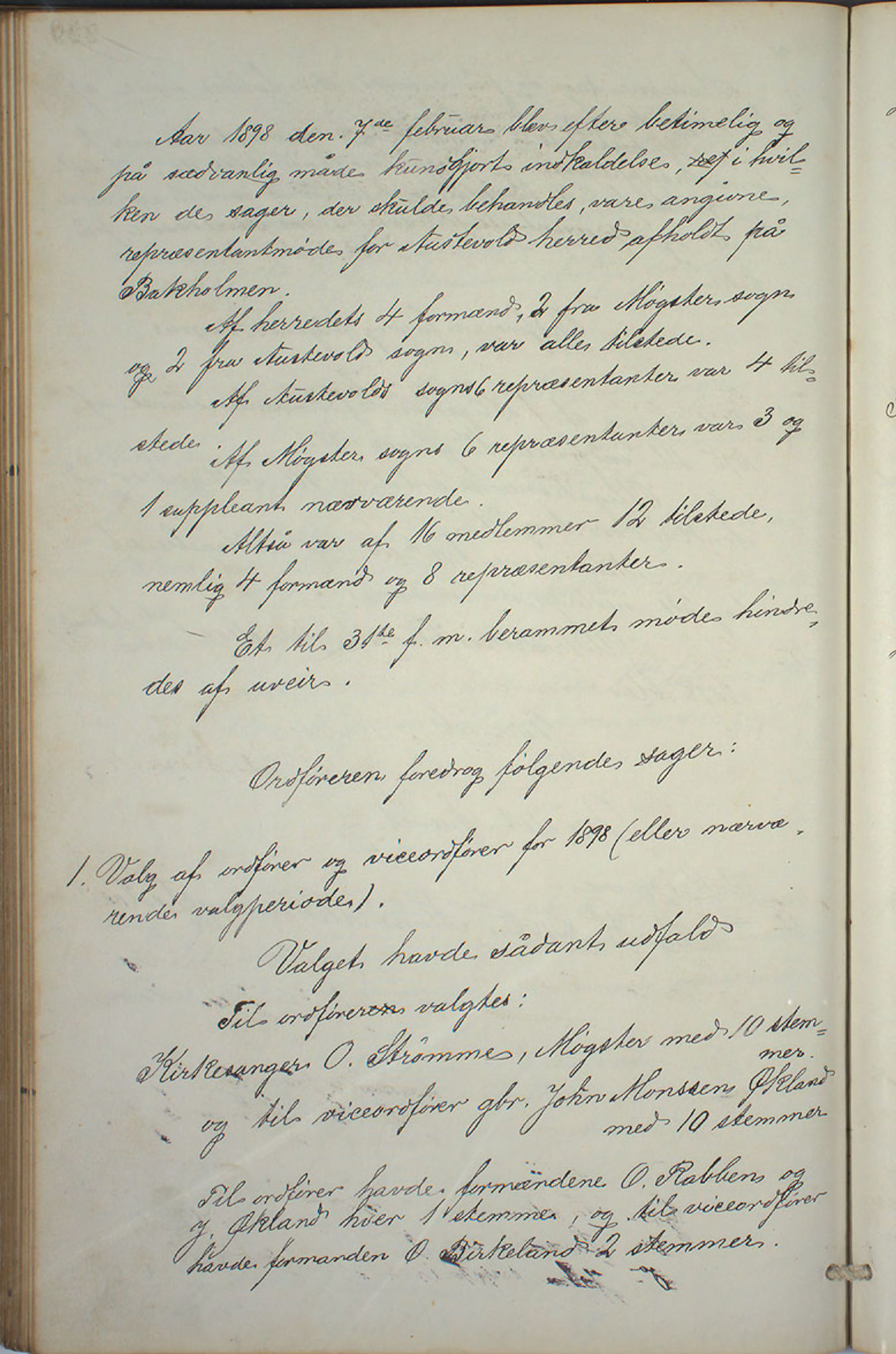 Austevoll kommune. Formannskapet, IKAH/1244-021/A/Aa/L0001: Forhandlingsprotokoll for heradstyret, 1886-1900, p. 457