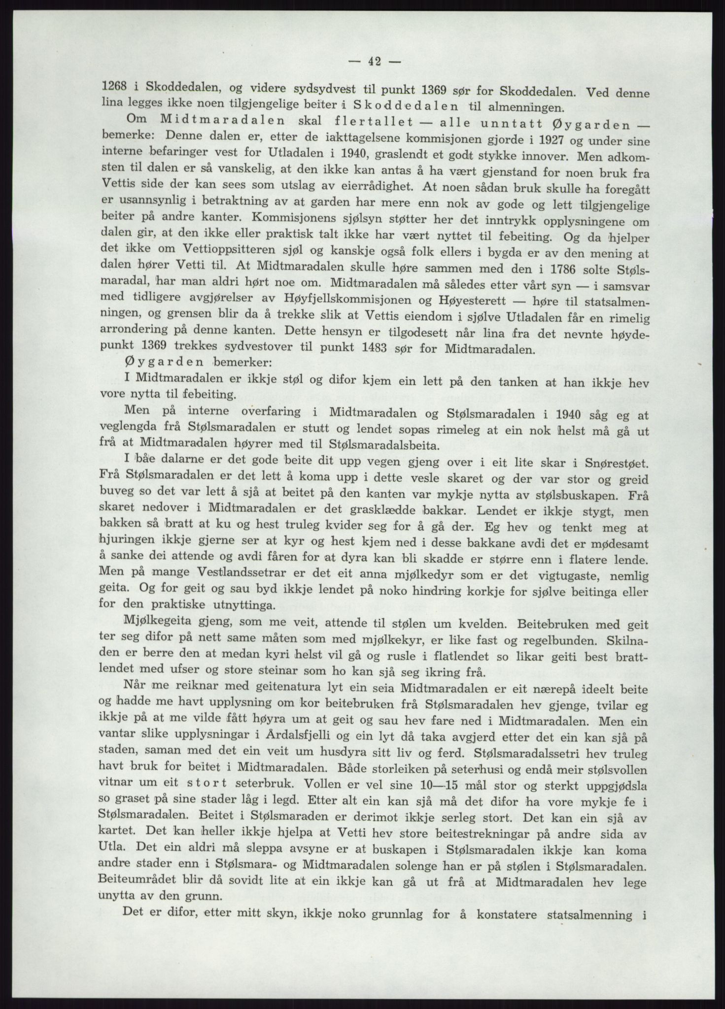 Høyfjellskommisjonen, AV/RA-S-1546/X/Xa/L0001: Nr. 1-33, 1909-1953, p. 5665